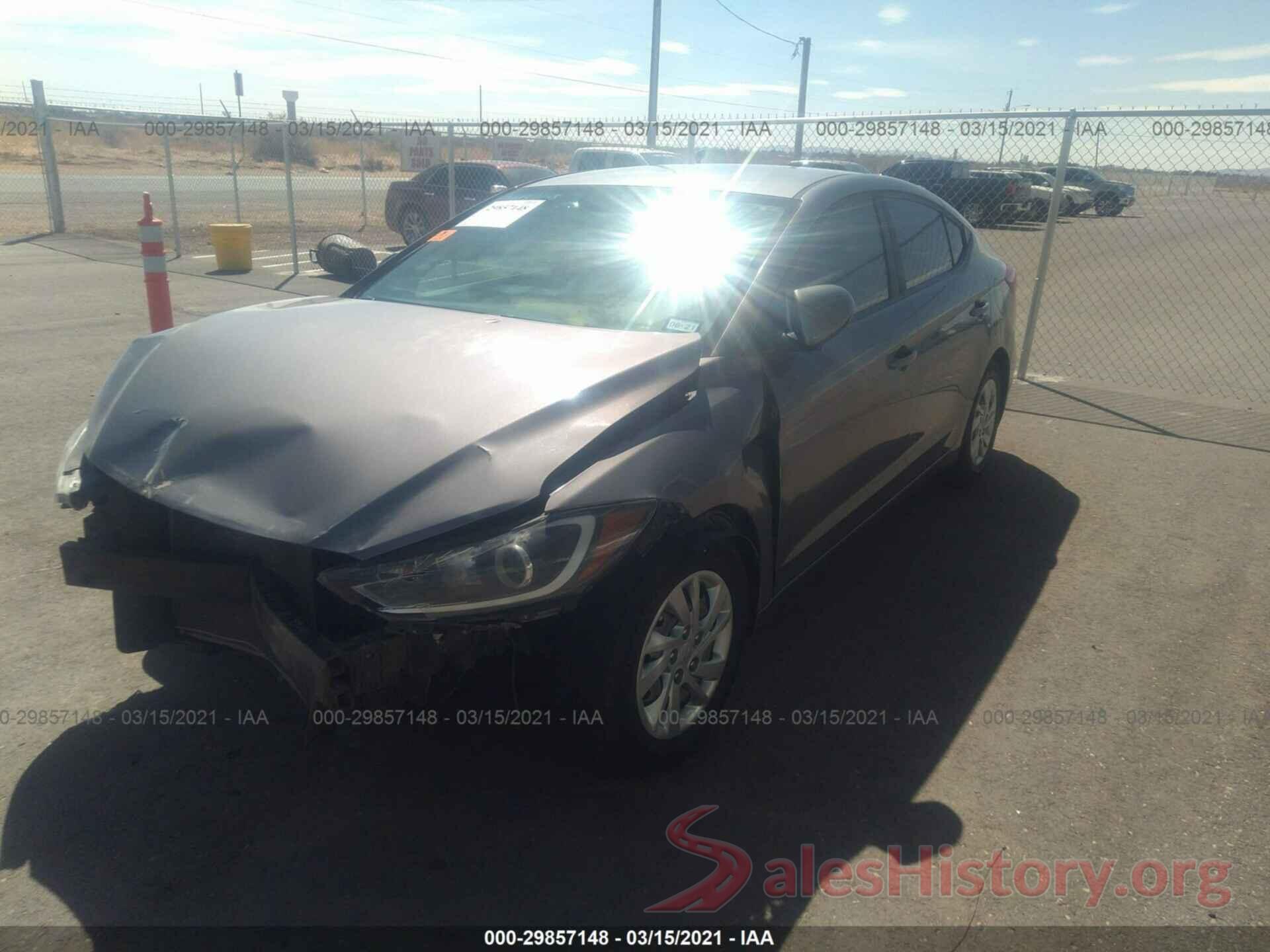 KMHD74LF1HU082101 2017 HYUNDAI ELANTRA