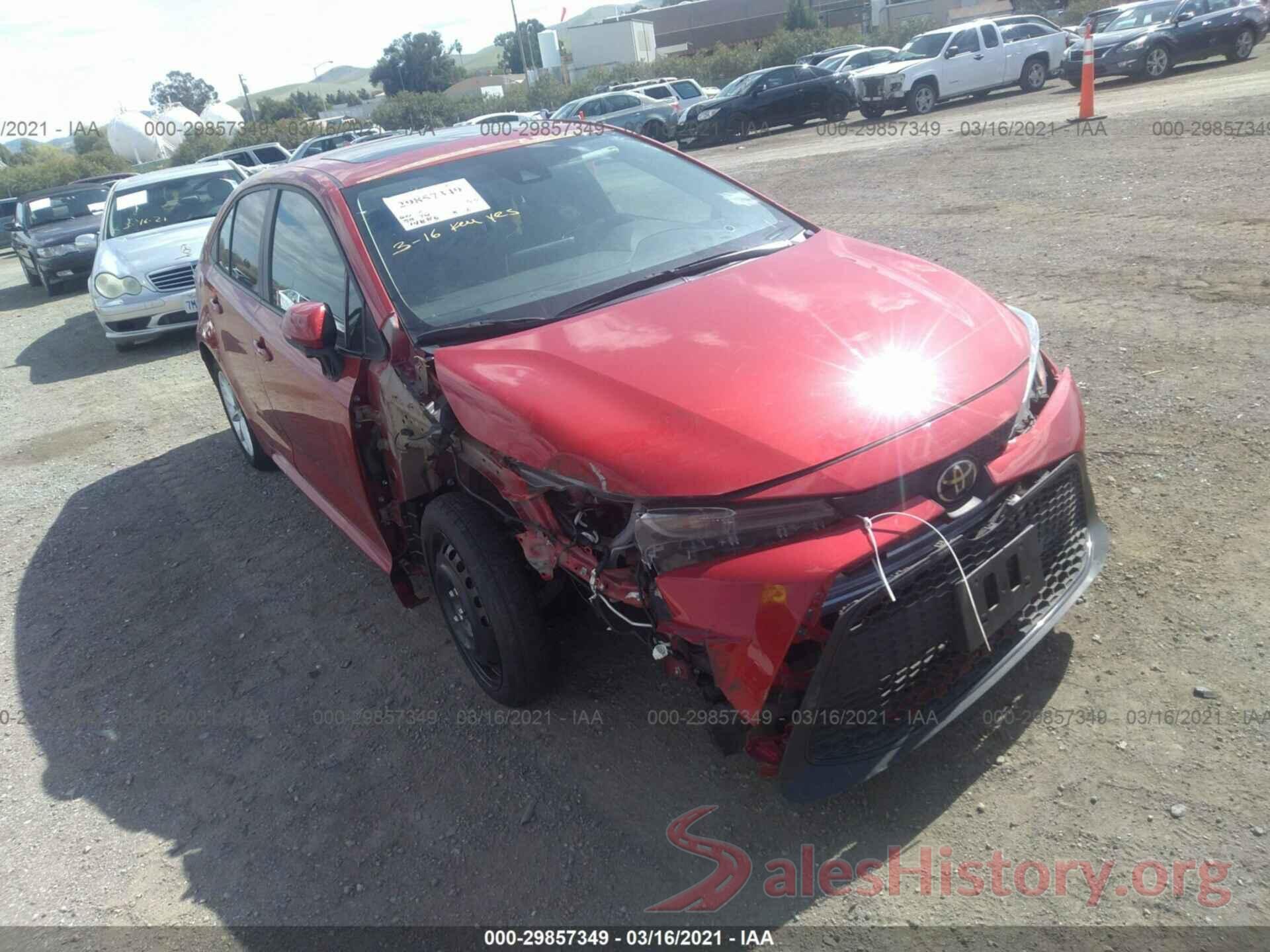 5YFHPRAE8LP046246 2020 TOYOTA COROLLA