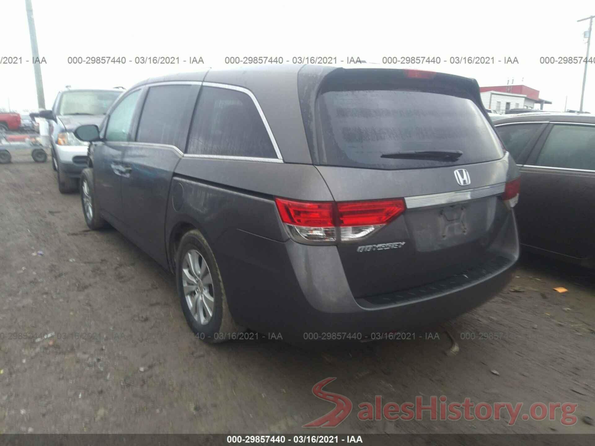 5FNRL5H66GB033892 2016 HONDA ODYSSEY