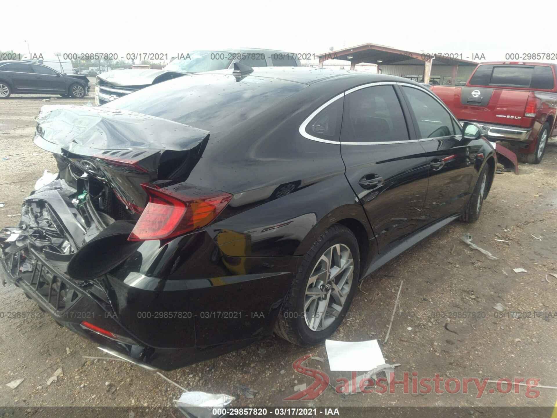 5NPEL4JAXLH030867 2020 HYUNDAI SONATA