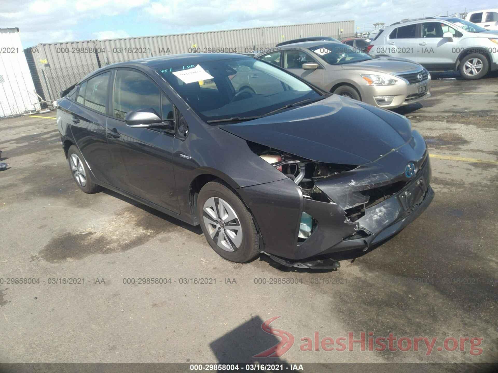 JTDKARFU3J3553312 2018 TOYOTA PRIUS