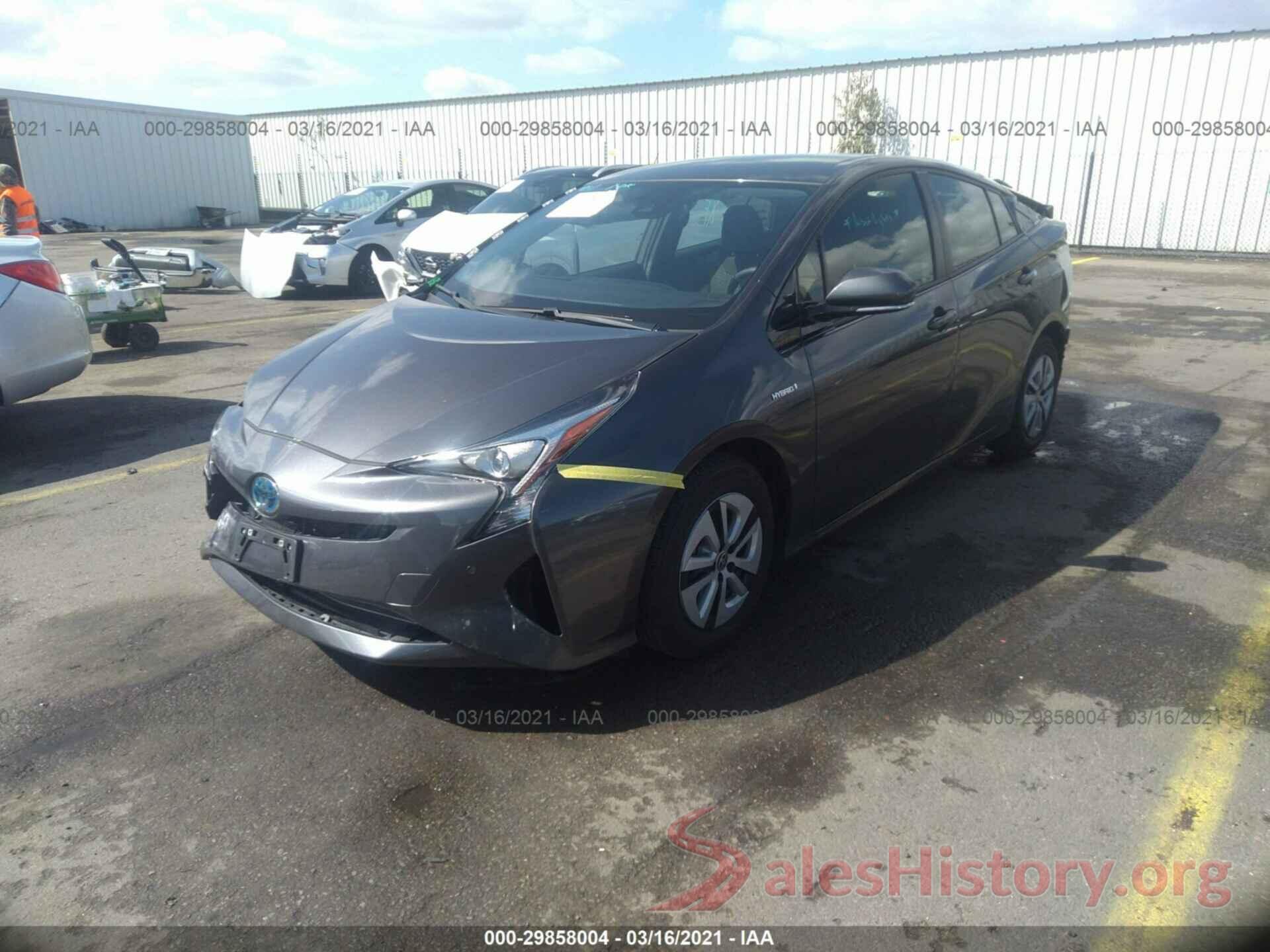 JTDKARFU3J3553312 2018 TOYOTA PRIUS