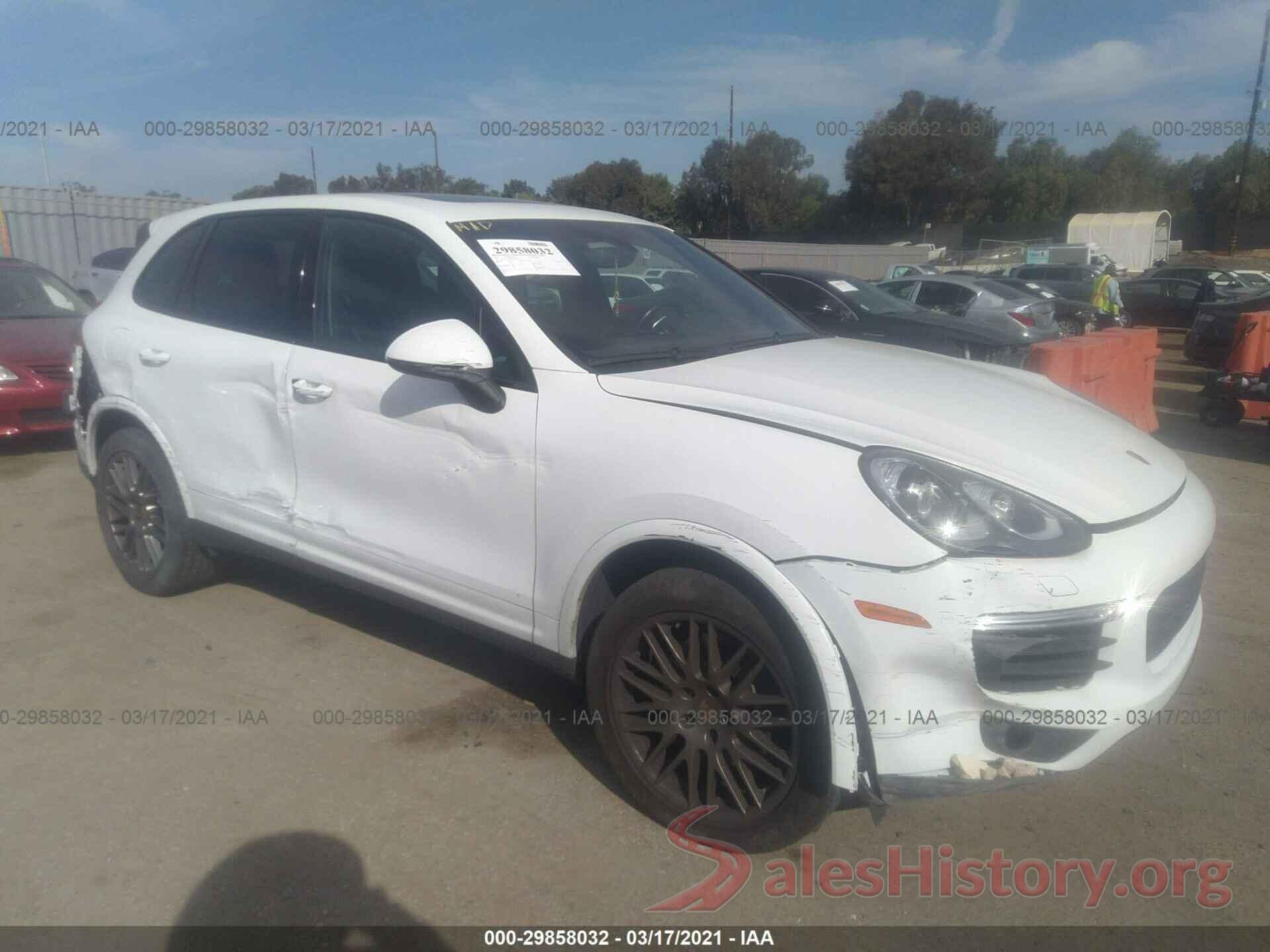 WP1AA2A26HKA90203 2017 PORSCHE CAYENNE