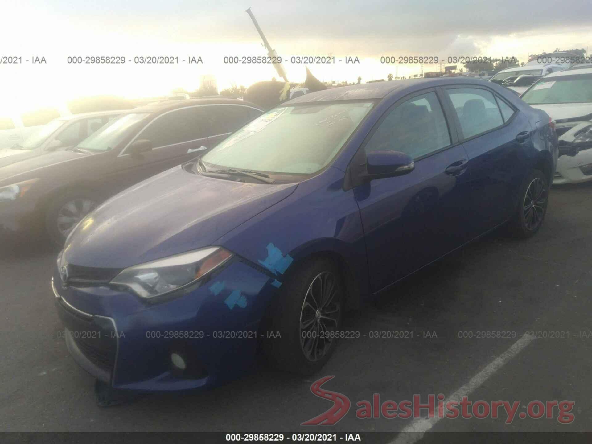 5YFBURHE8GP491029 2016 TOYOTA COROLLA