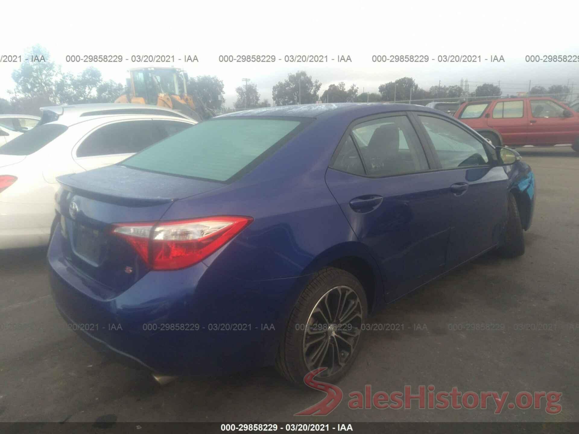 5YFBURHE8GP491029 2016 TOYOTA COROLLA