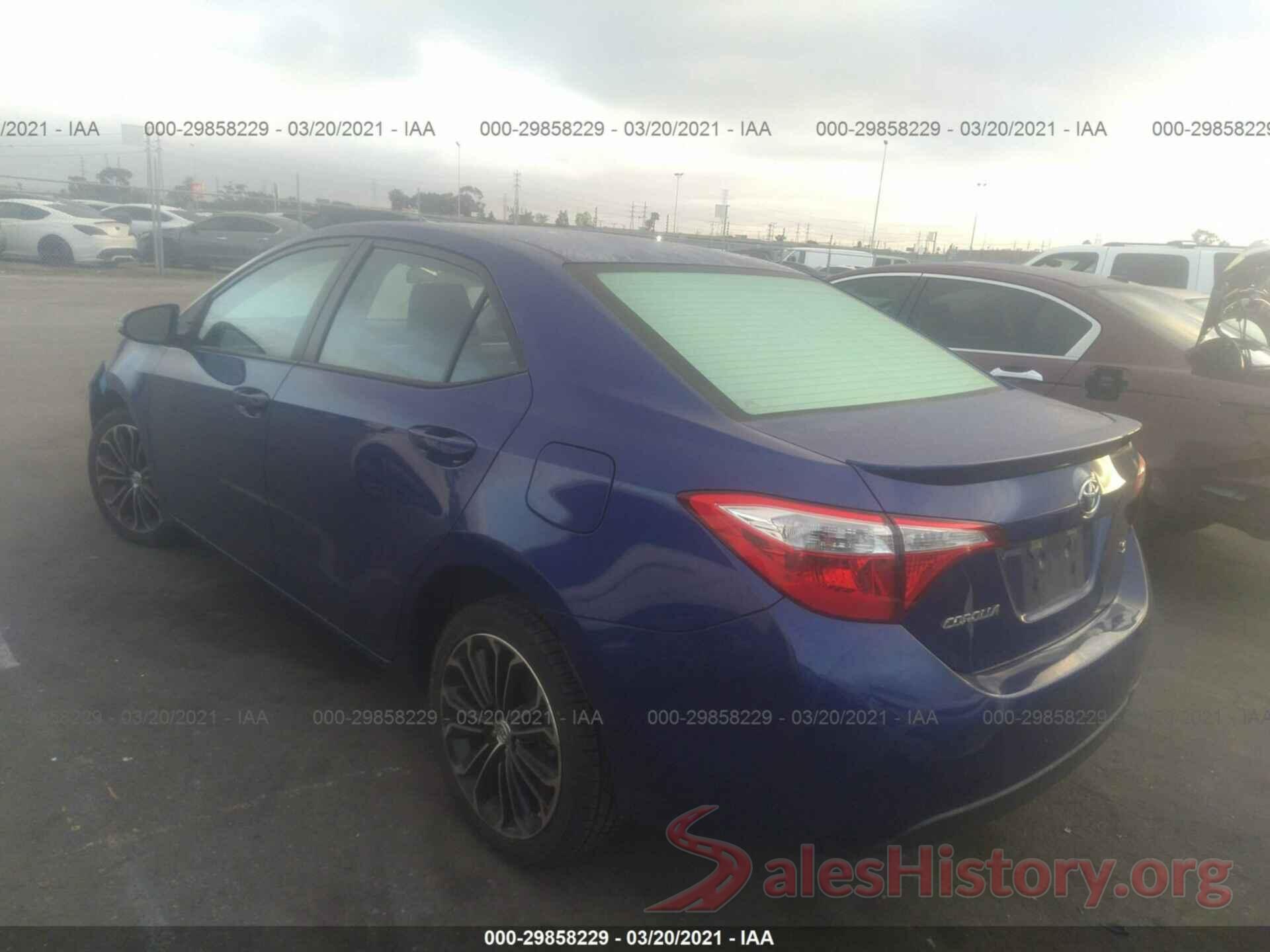 5YFBURHE8GP491029 2016 TOYOTA COROLLA