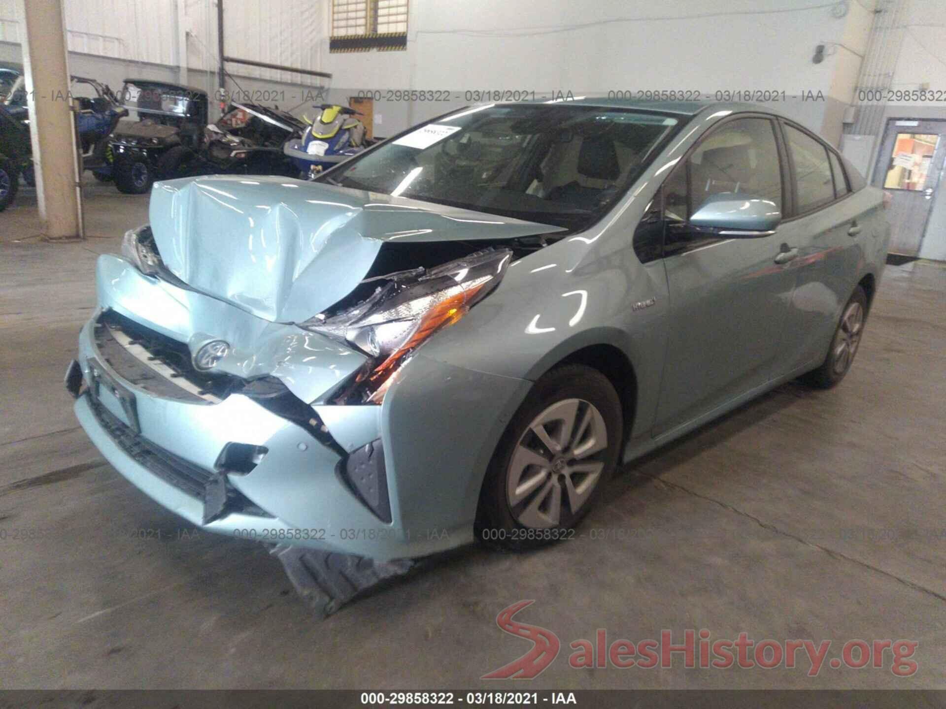 JTDKBRFU5J3063239 2018 TOYOTA PRIUS