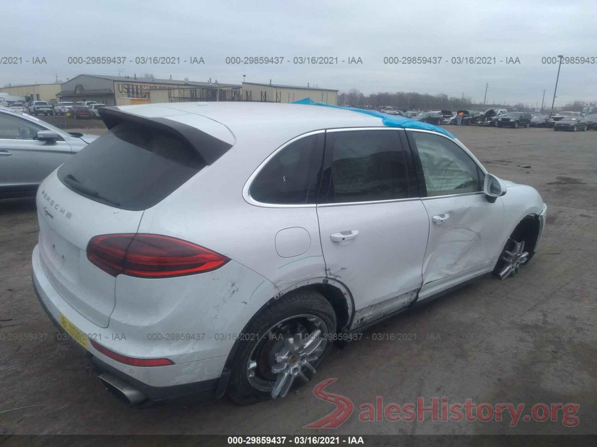 WP1AA2A28GLA11400 2016 PORSCHE CAYENNE