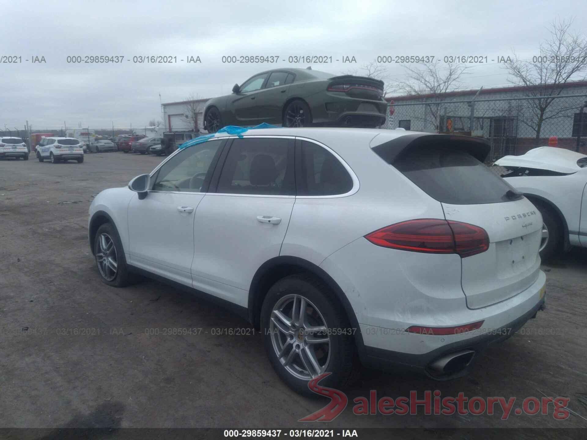 WP1AA2A28GLA11400 2016 PORSCHE CAYENNE