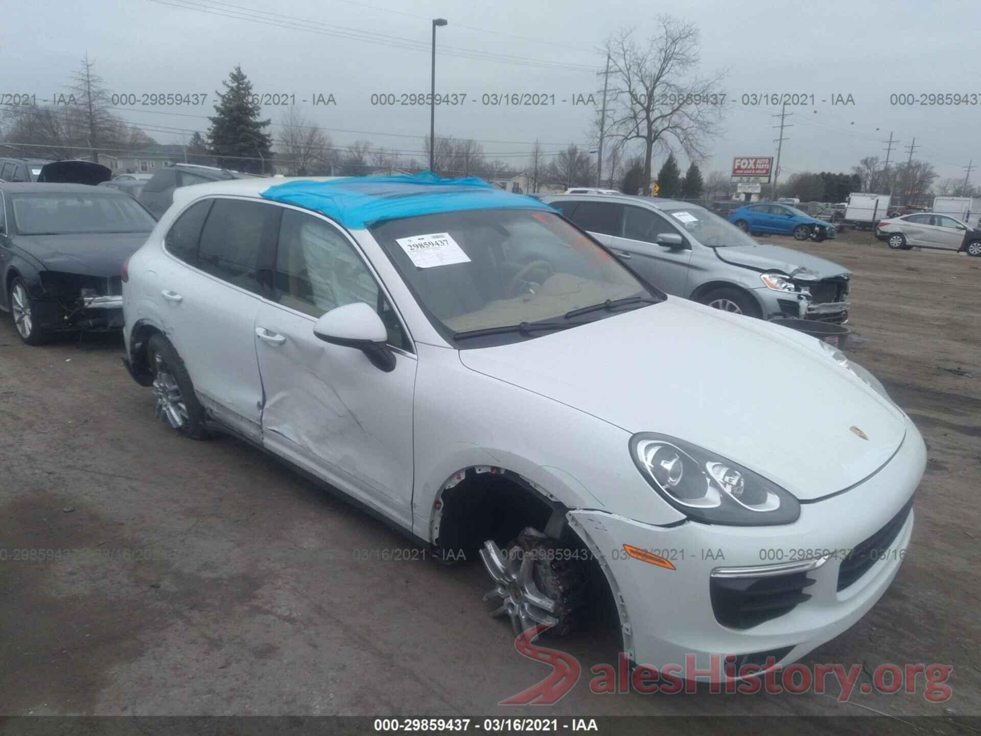 WP1AA2A28GLA11400 2016 PORSCHE CAYENNE