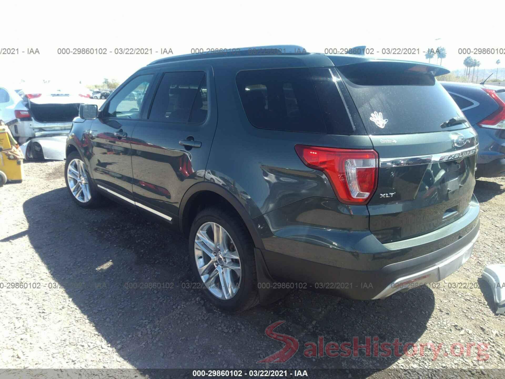 1FM5K8D84GGA35006 2016 FORD EXPLORER