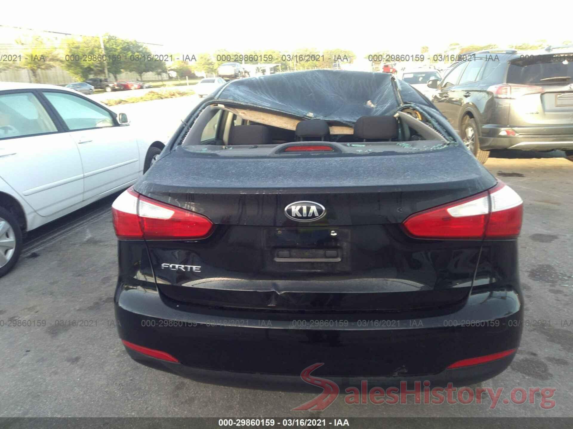 KNAFK4A64G5587537 2016 KIA FORTE