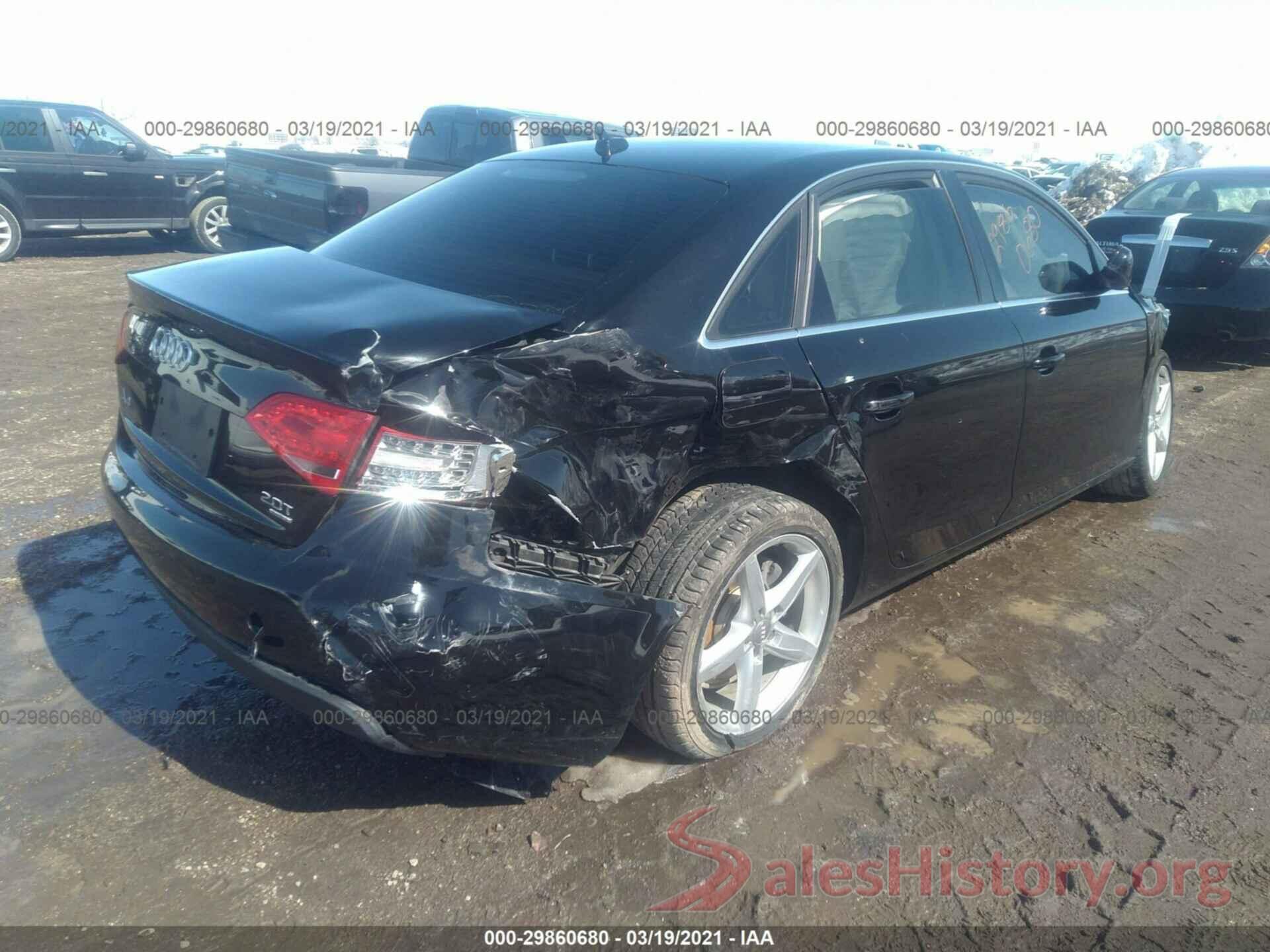 2FMPK4J94GBC58264 2012 AUDI A4