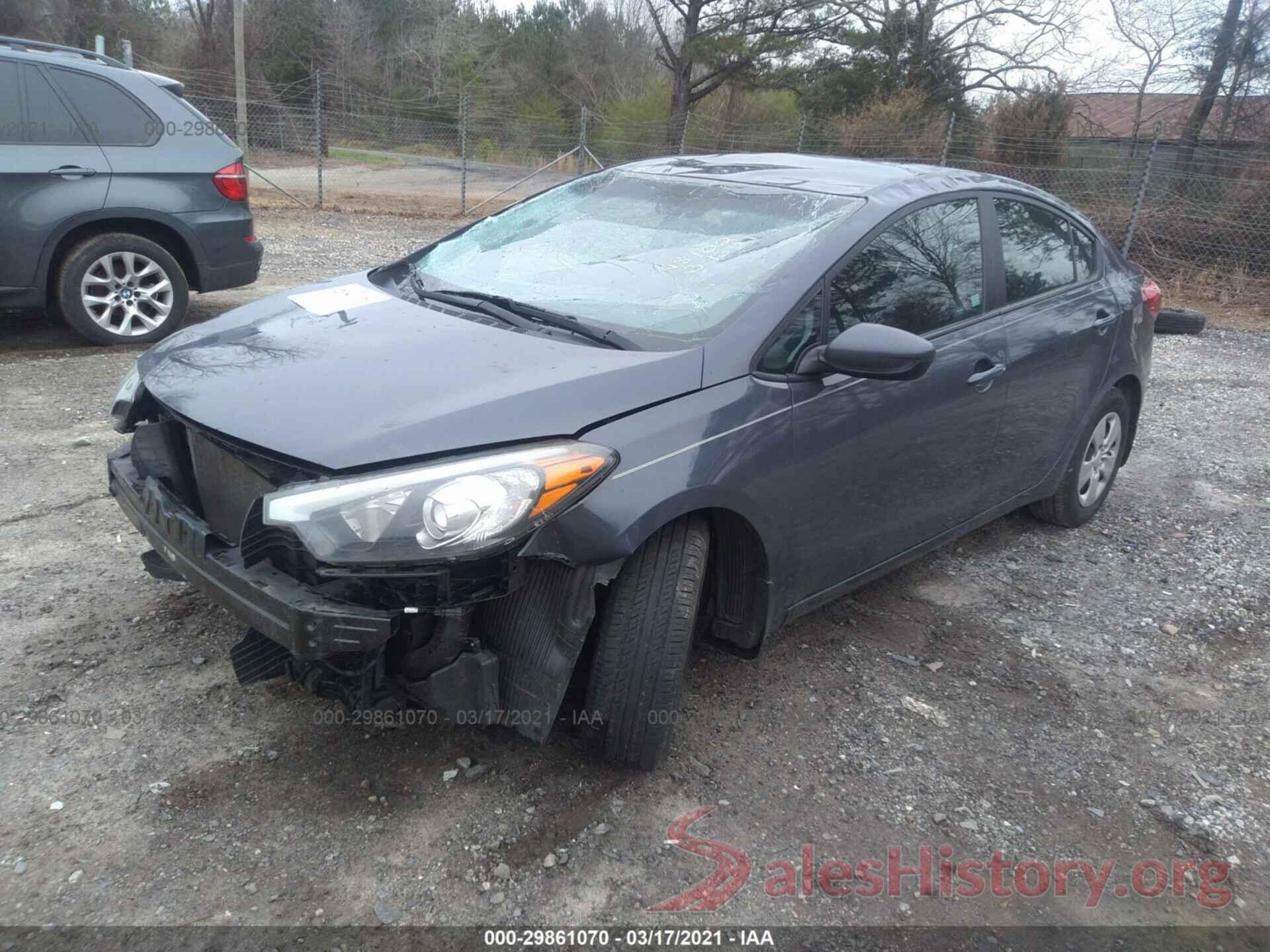 KNAFK4A60G5488102 2016 KIA FORTE