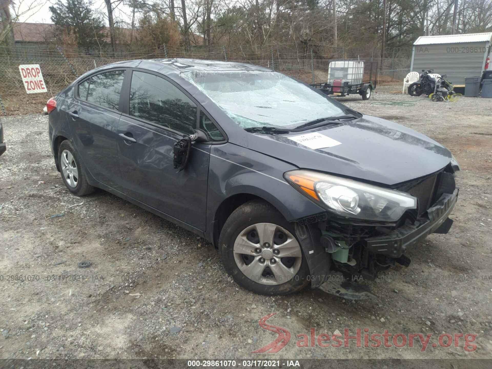 KNAFK4A60G5488102 2016 KIA FORTE