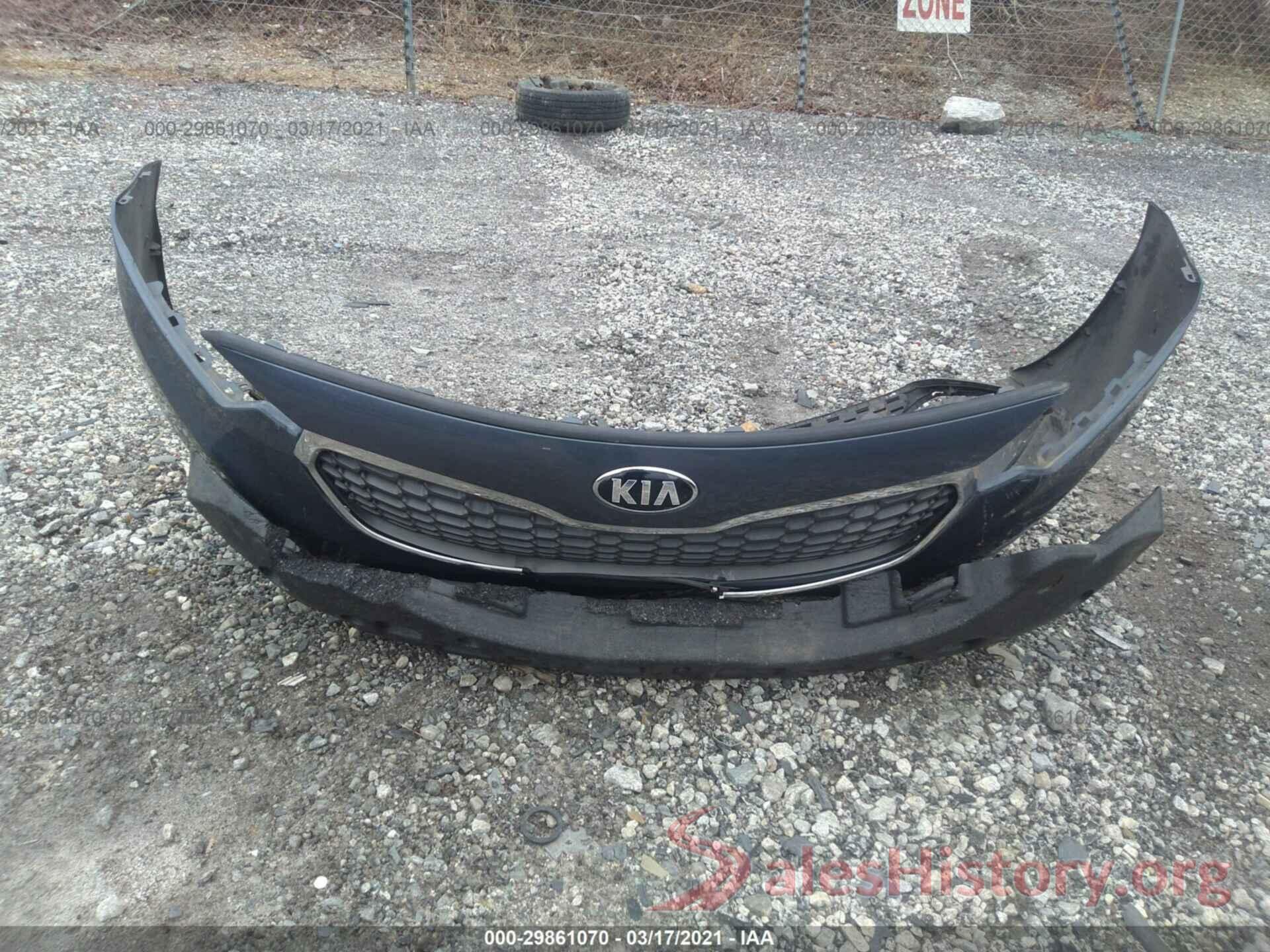 KNAFK4A60G5488102 2016 KIA FORTE