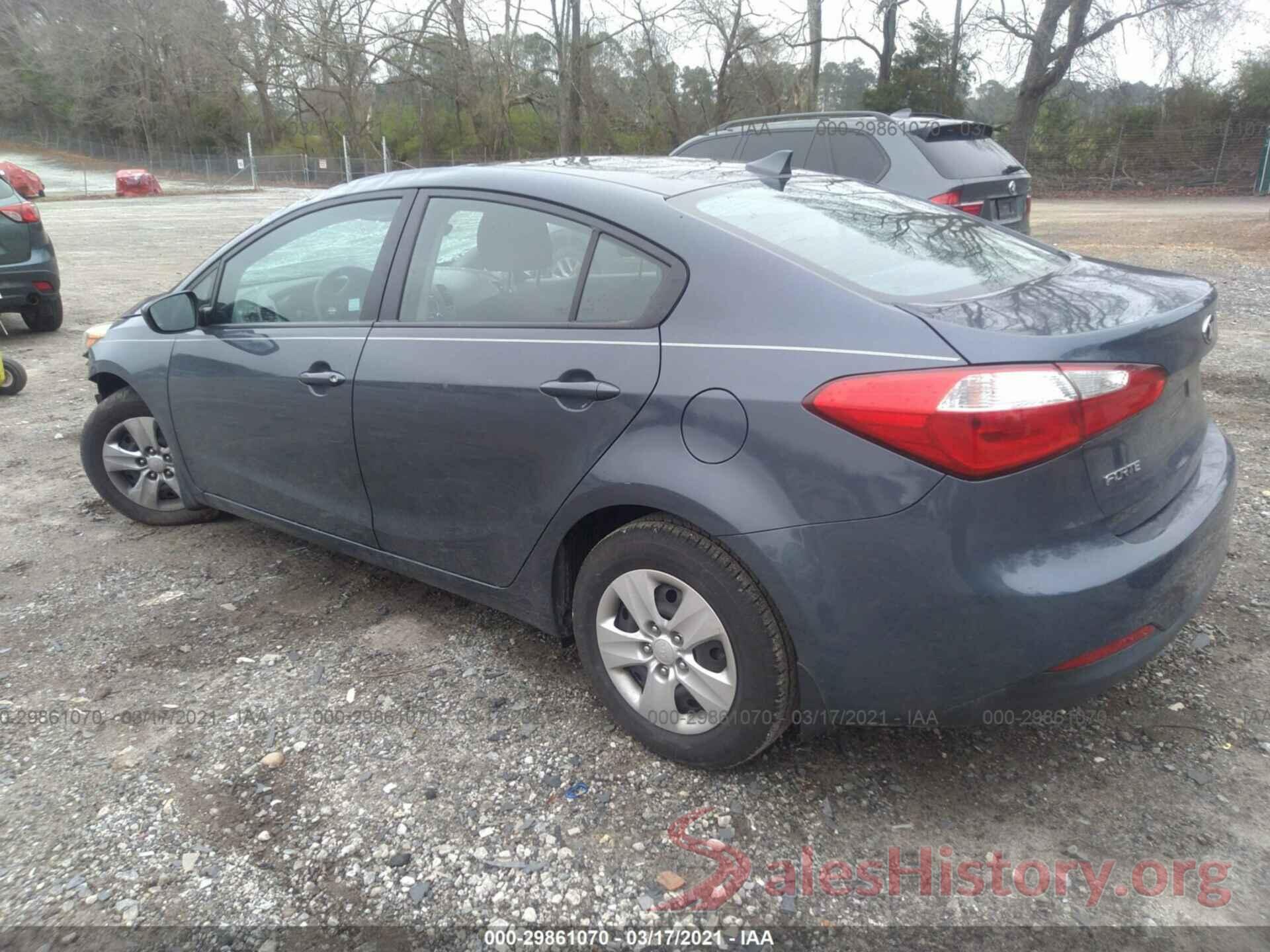 KNAFK4A60G5488102 2016 KIA FORTE