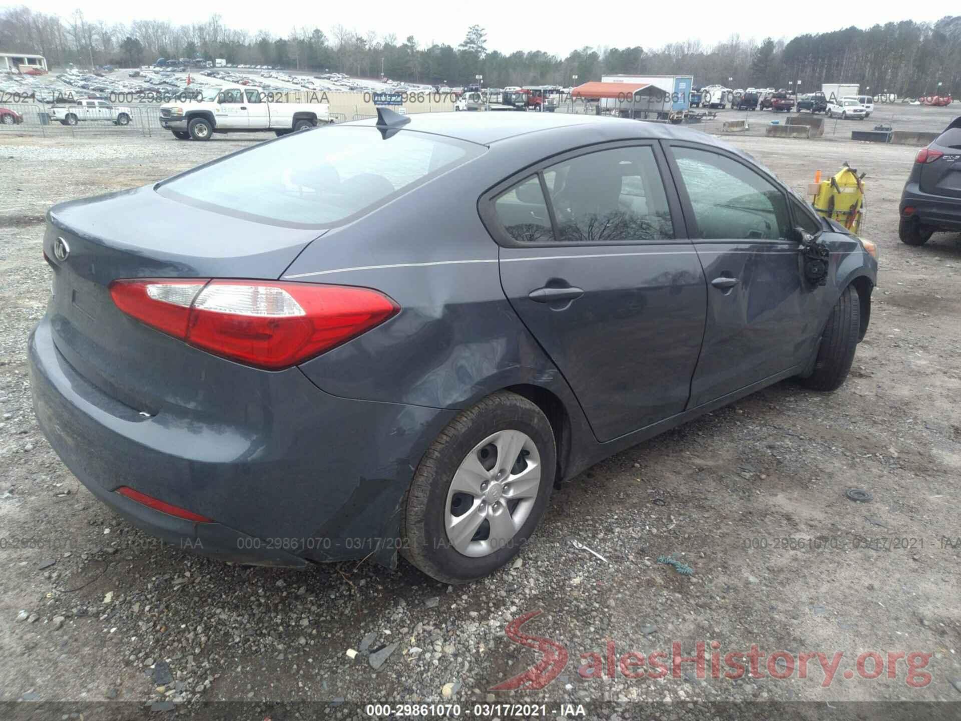 KNAFK4A60G5488102 2016 KIA FORTE