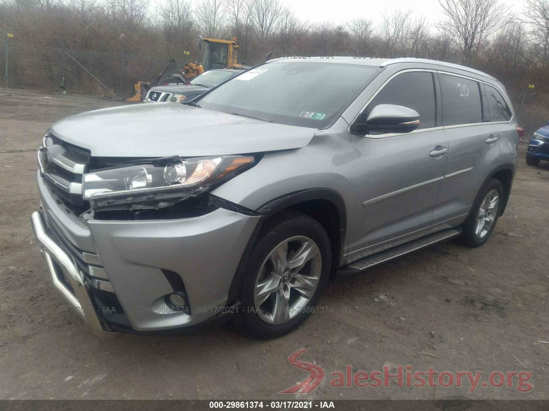 5TDDZRFH3HS401625 2017 TOYOTA HIGHLANDER