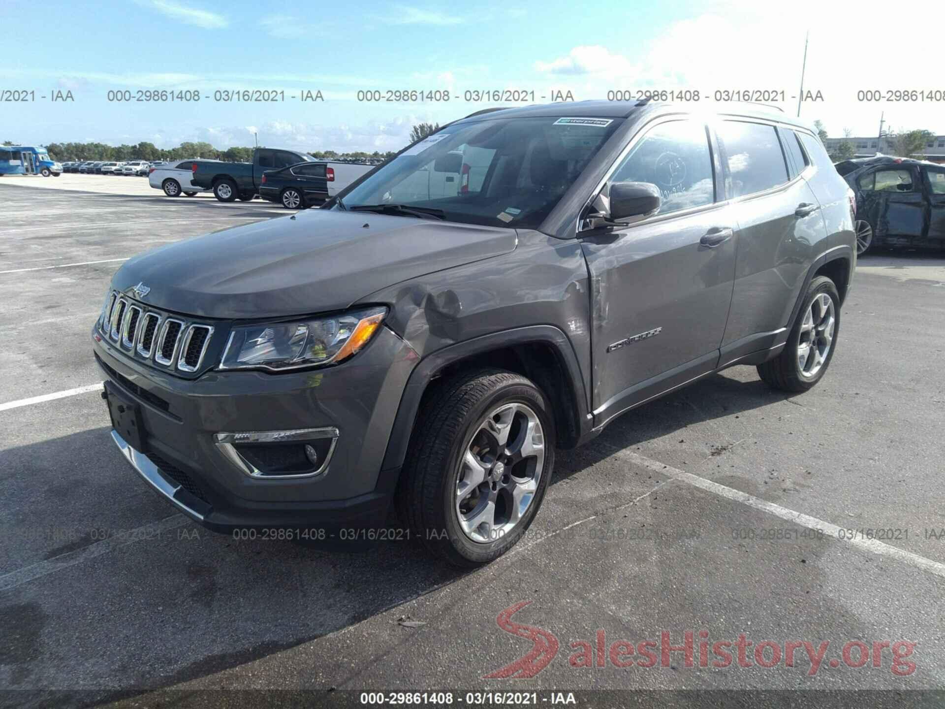 3C4NJDCB1KT791054 2019 JEEP COMPASS