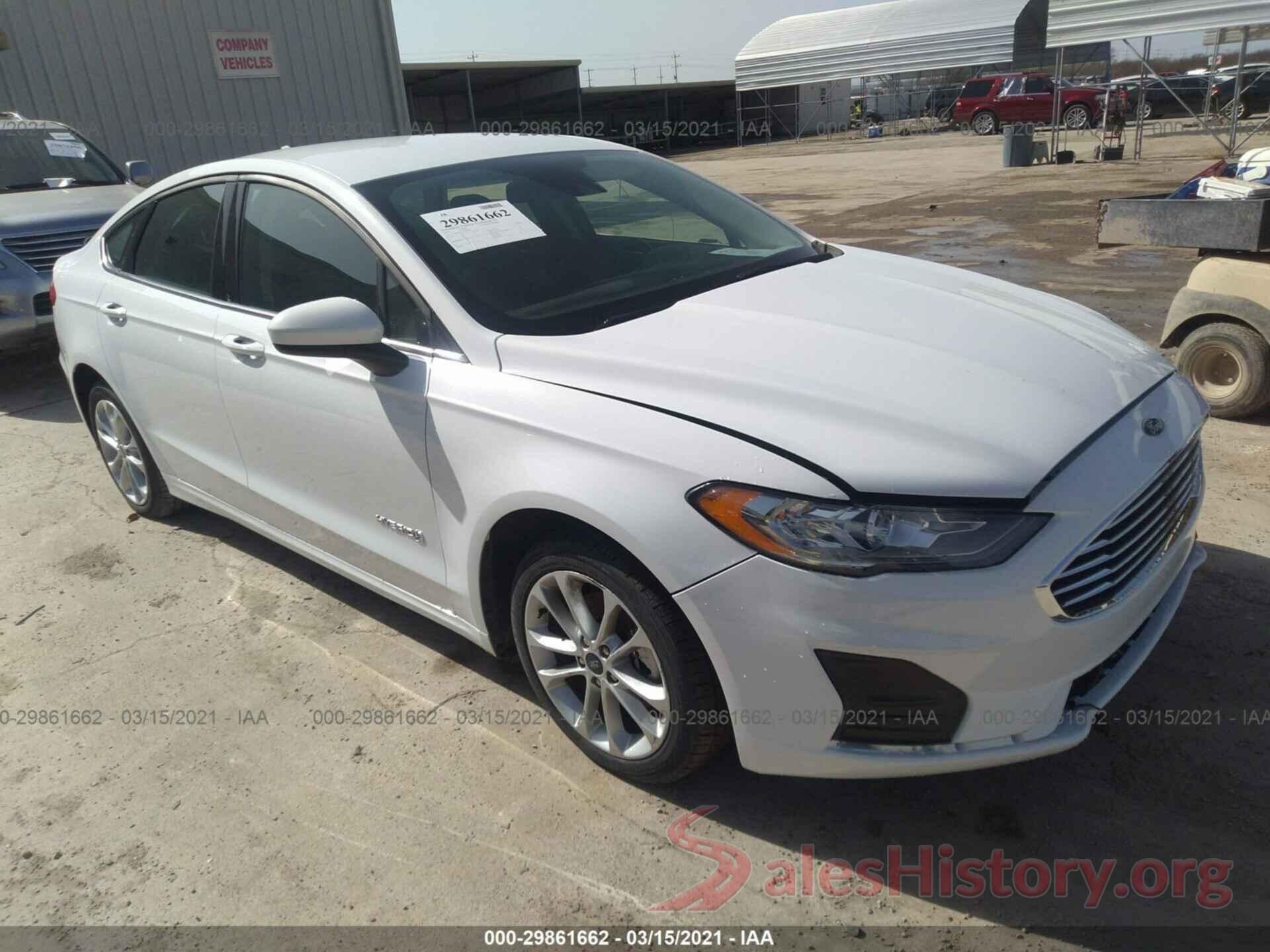 3FA6P0LU9KR182004 2019 FORD FUSION HYBRID