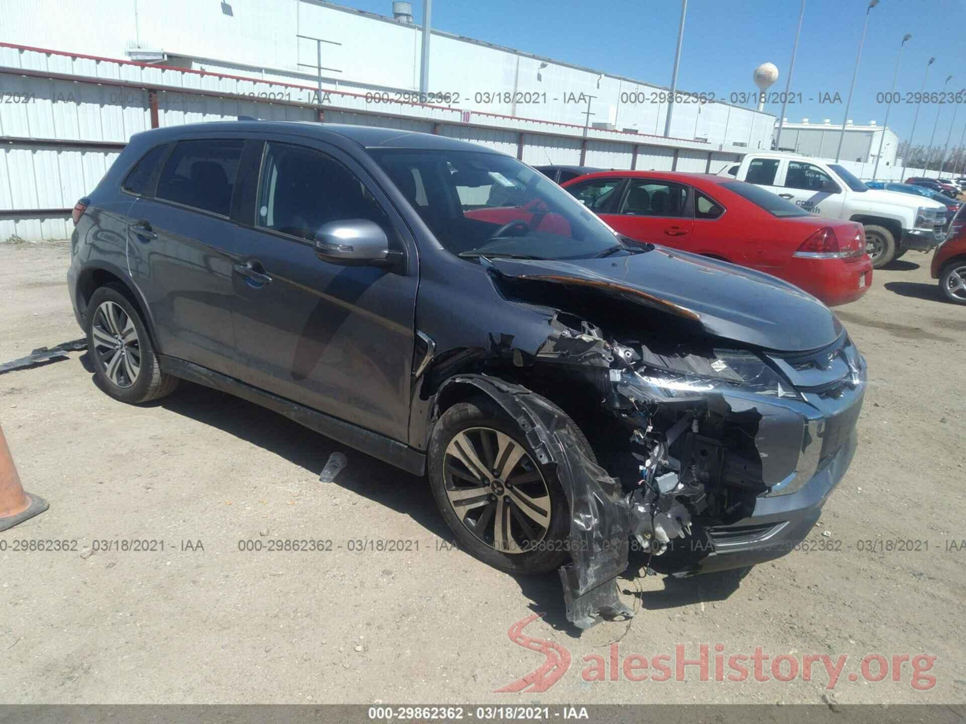 JA4AR3AU1LU018818 2020 MITSUBISHI OUTLANDER SPORT