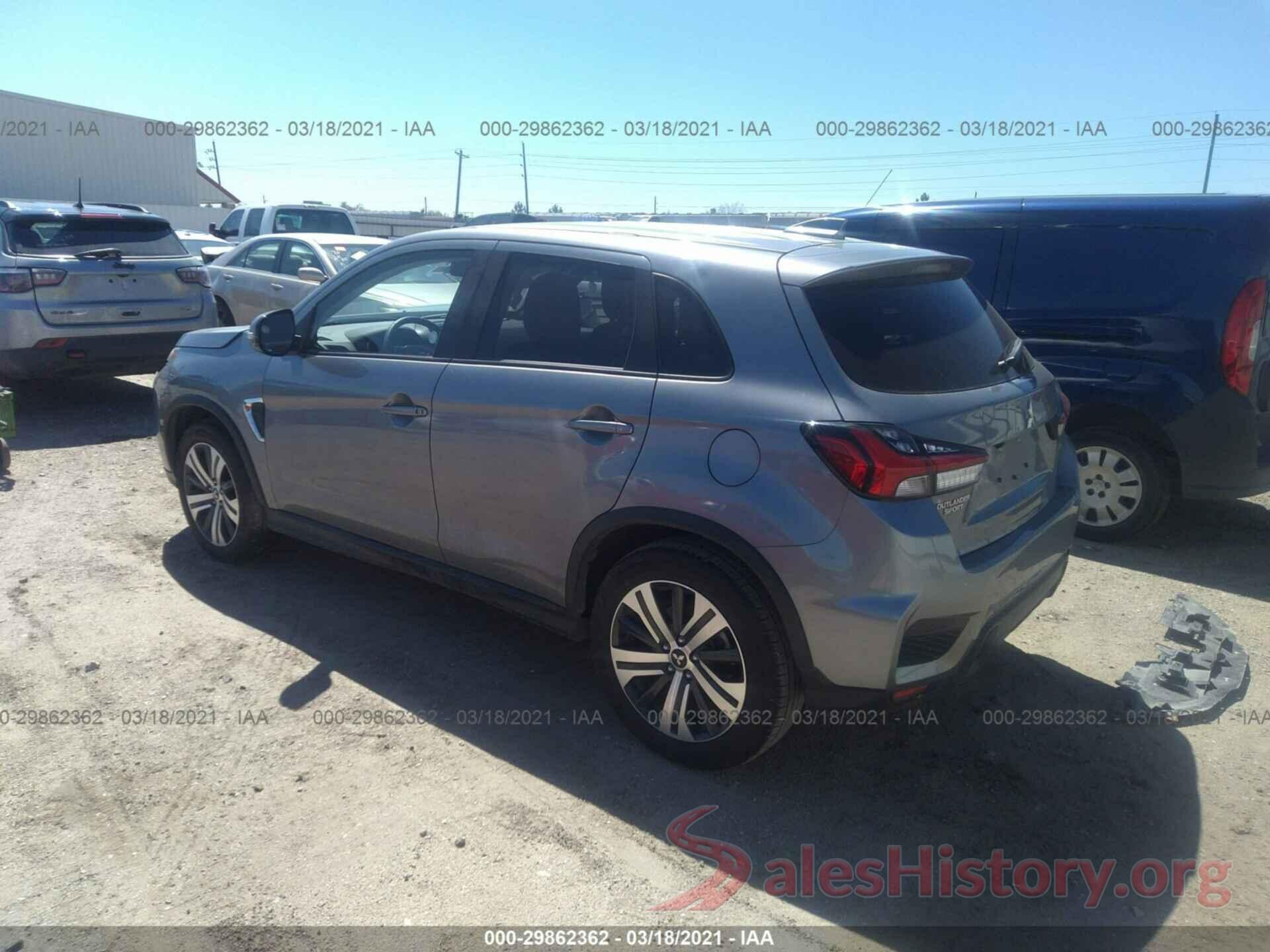 JA4AR3AU1LU018818 2020 MITSUBISHI OUTLANDER SPORT