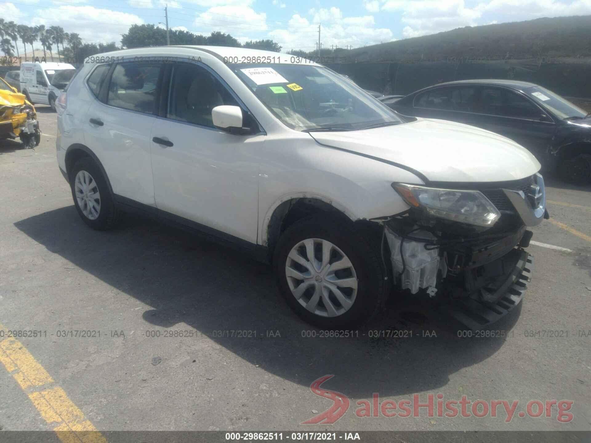 5N1AT2MT2GC868954 2016 NISSAN ROGUE