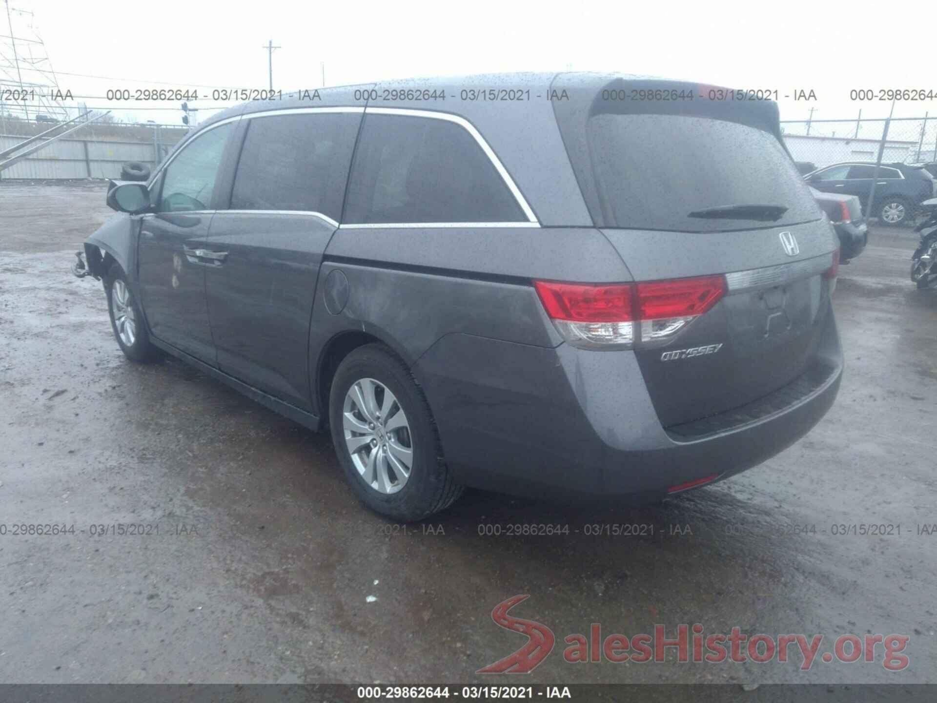 5FNRL5H62GB054075 2016 HONDA ODYSSEY