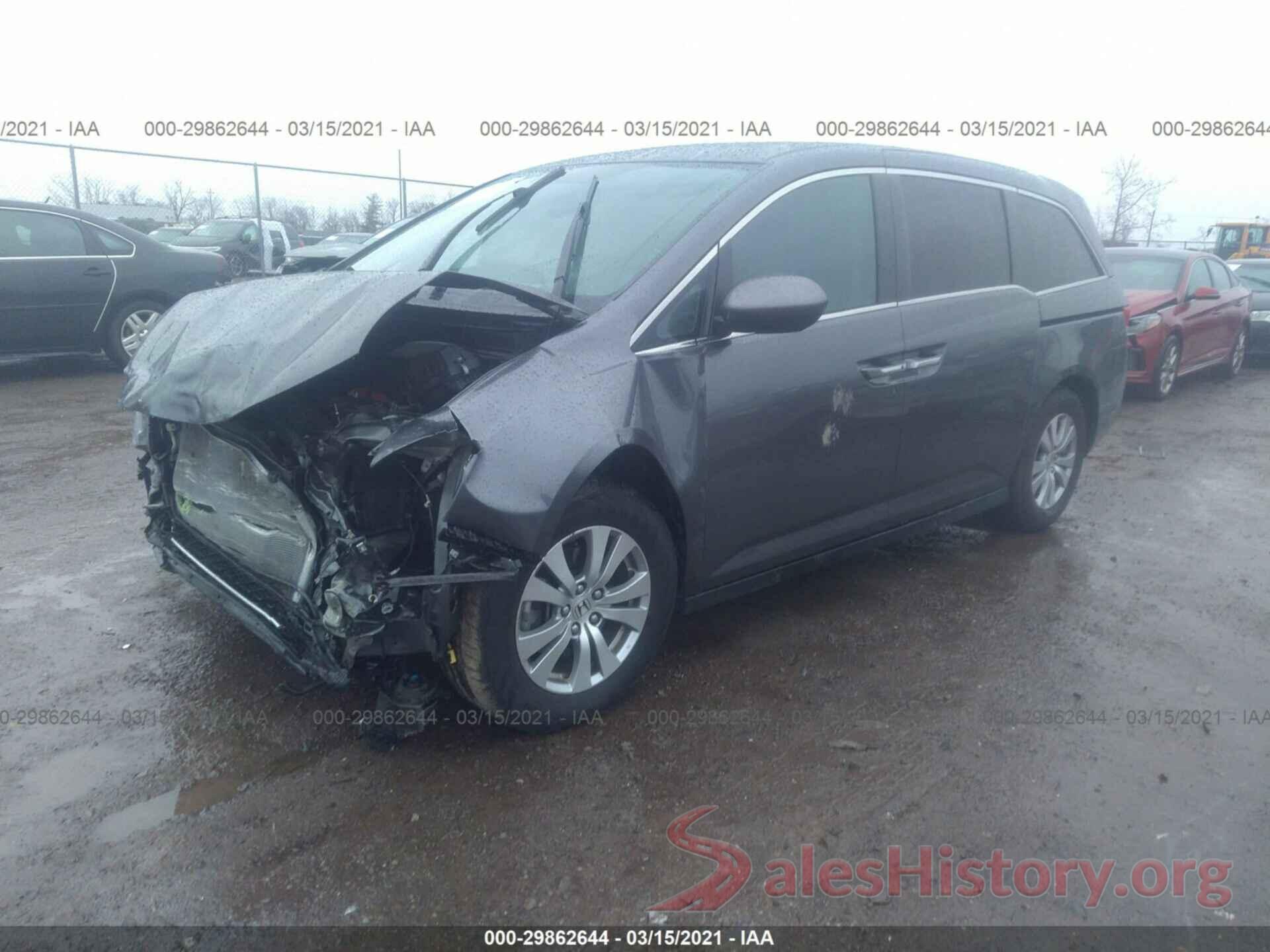 5FNRL5H62GB054075 2016 HONDA ODYSSEY