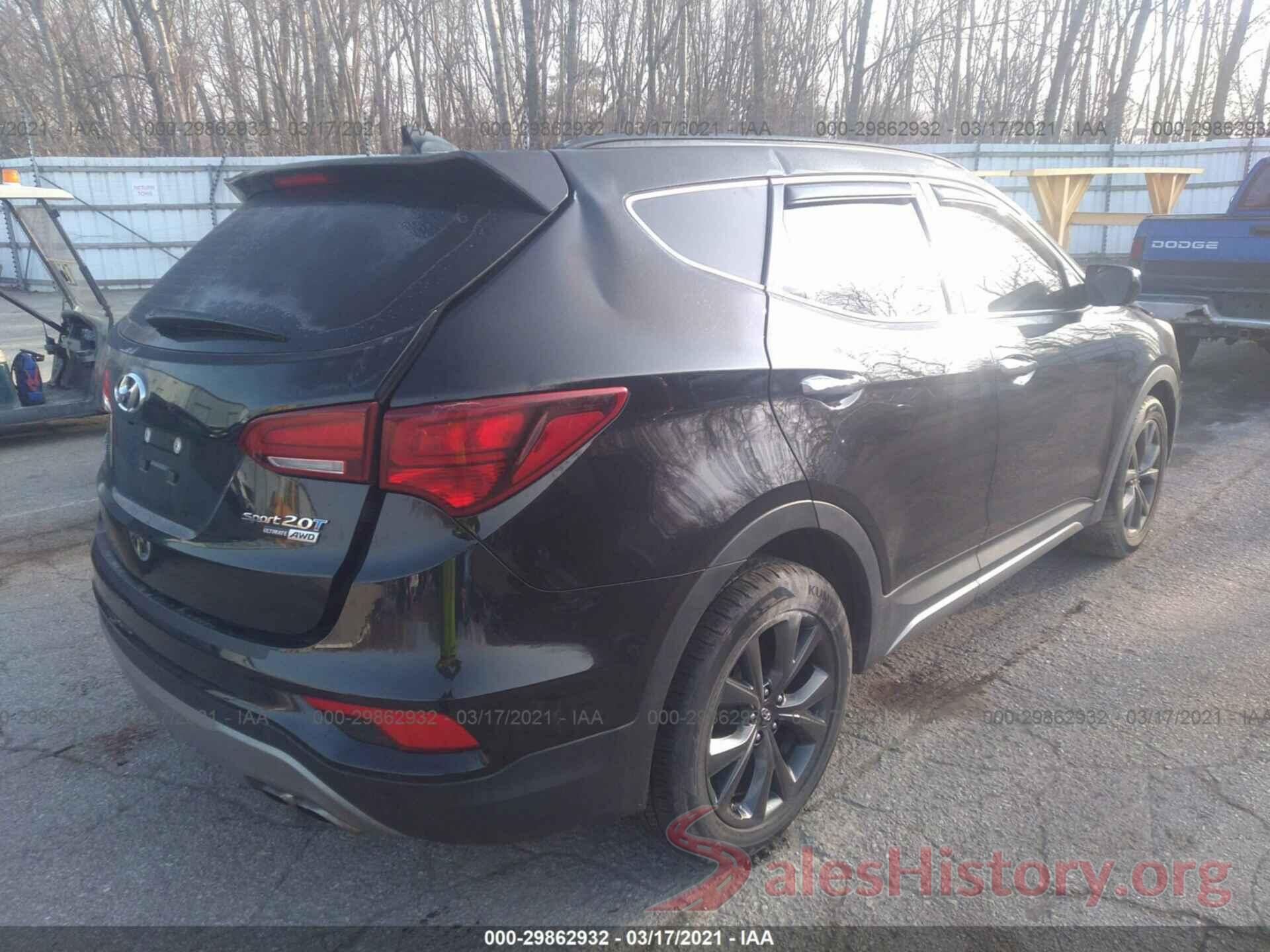 5NMZWDLA9HH039537 2017 HYUNDAI SANTA FE SPORT