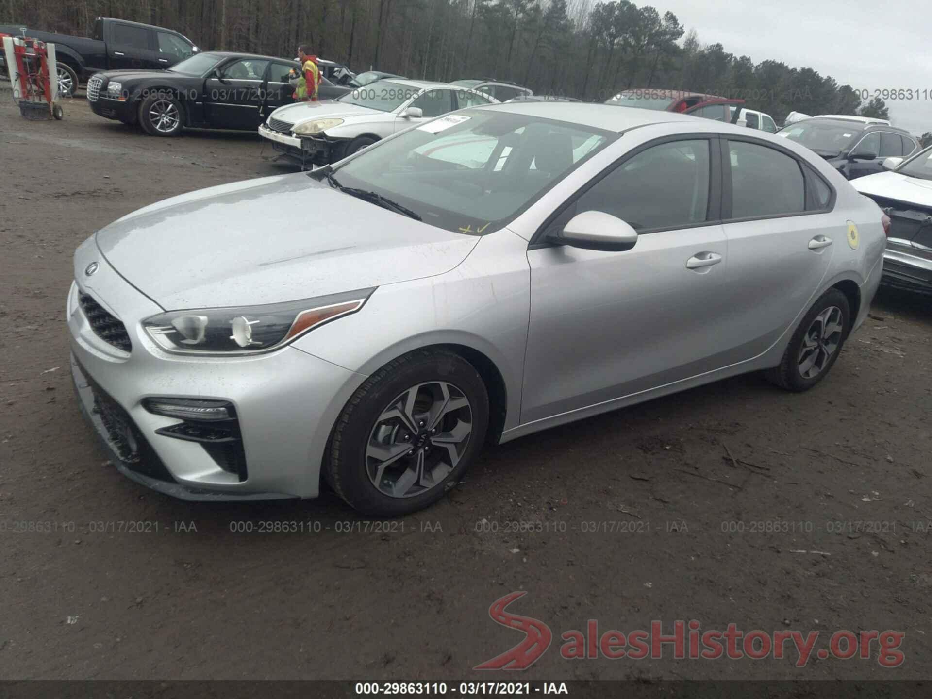 3KPF24ADXLE156636 2020 KIA FORTE