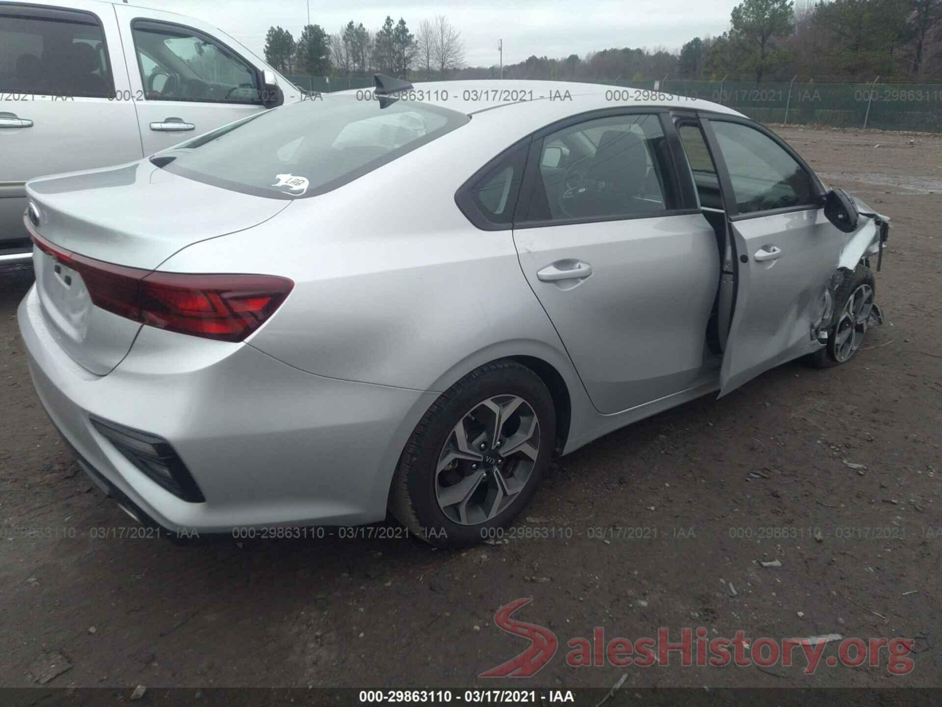 3KPF24ADXLE156636 2020 KIA FORTE