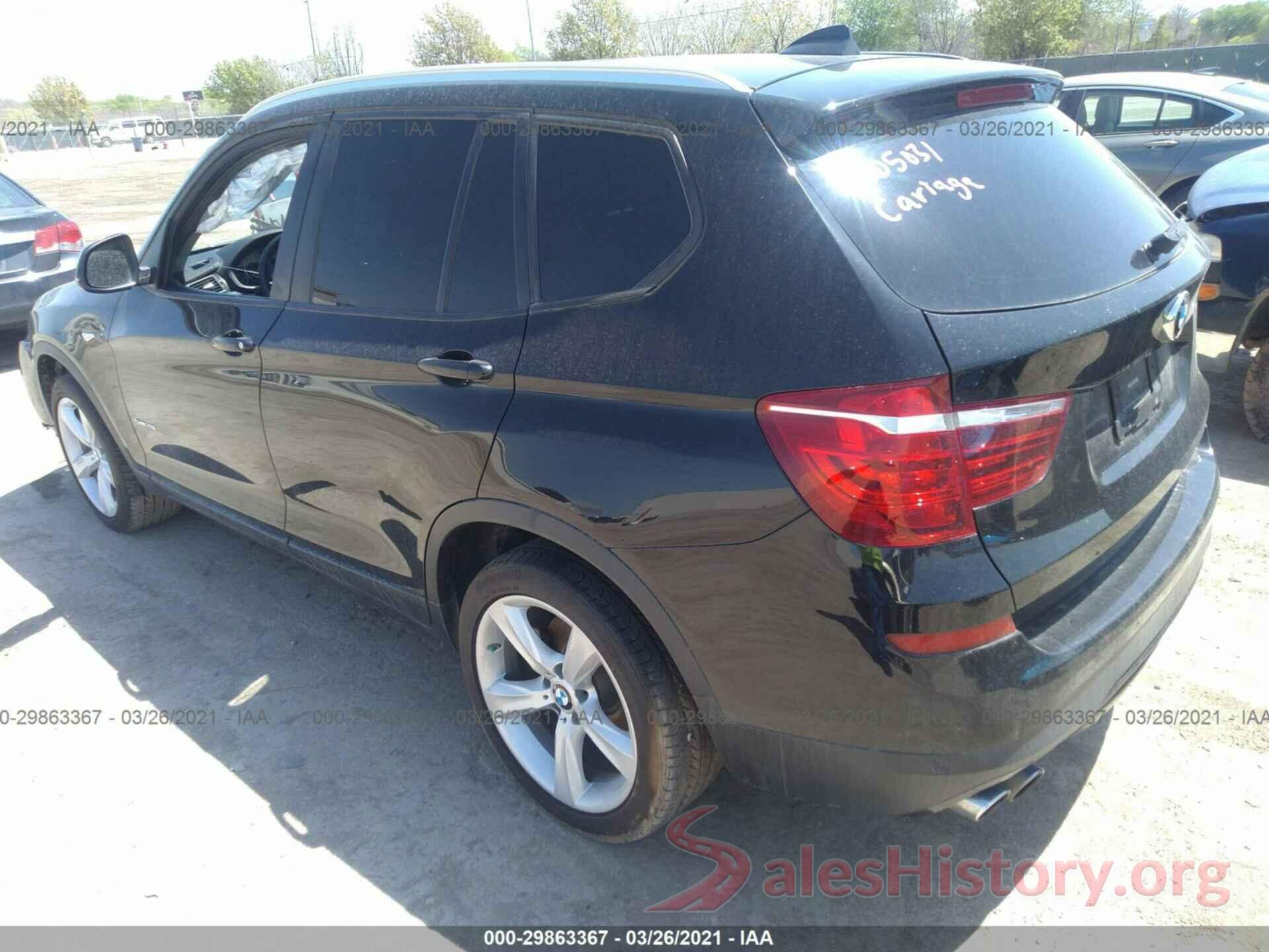 5UXWZ7C3XH0X42611 2017 BMW X3