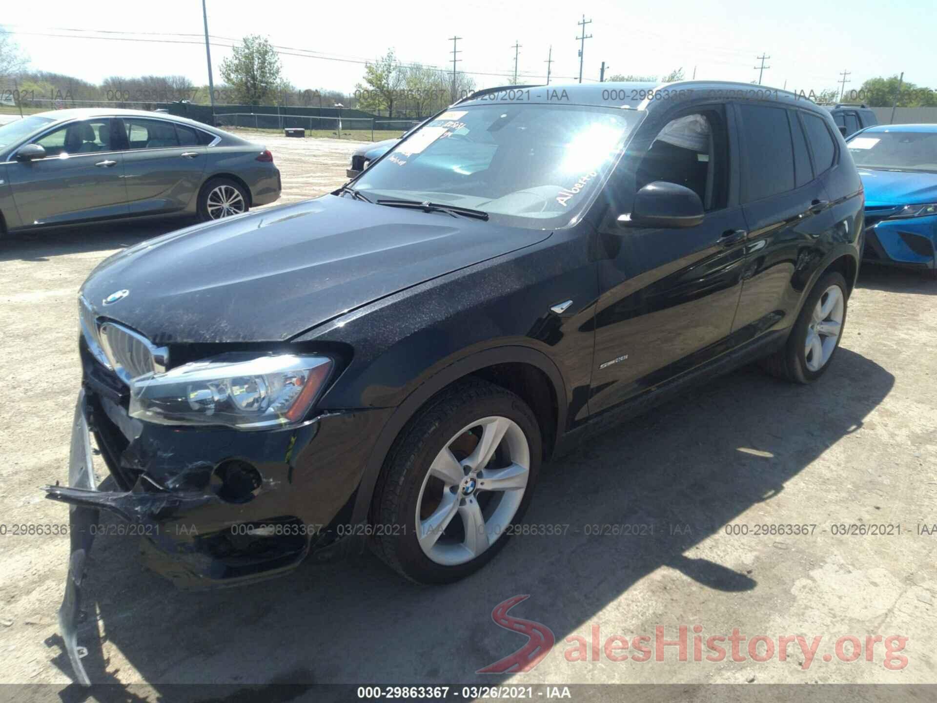 5UXWZ7C3XH0X42611 2017 BMW X3