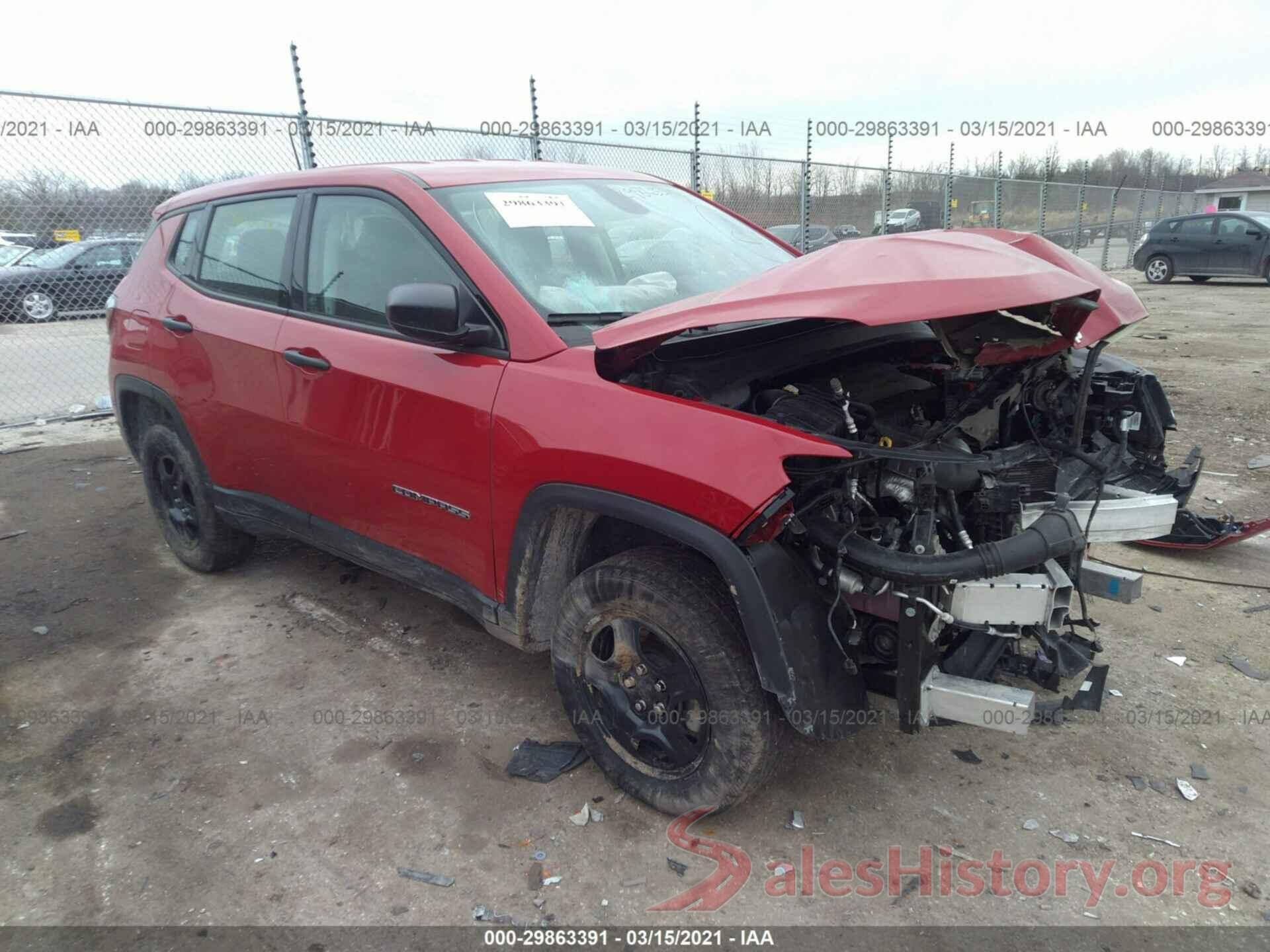 3C4NJDABXKT682837 2019 JEEP COMPASS