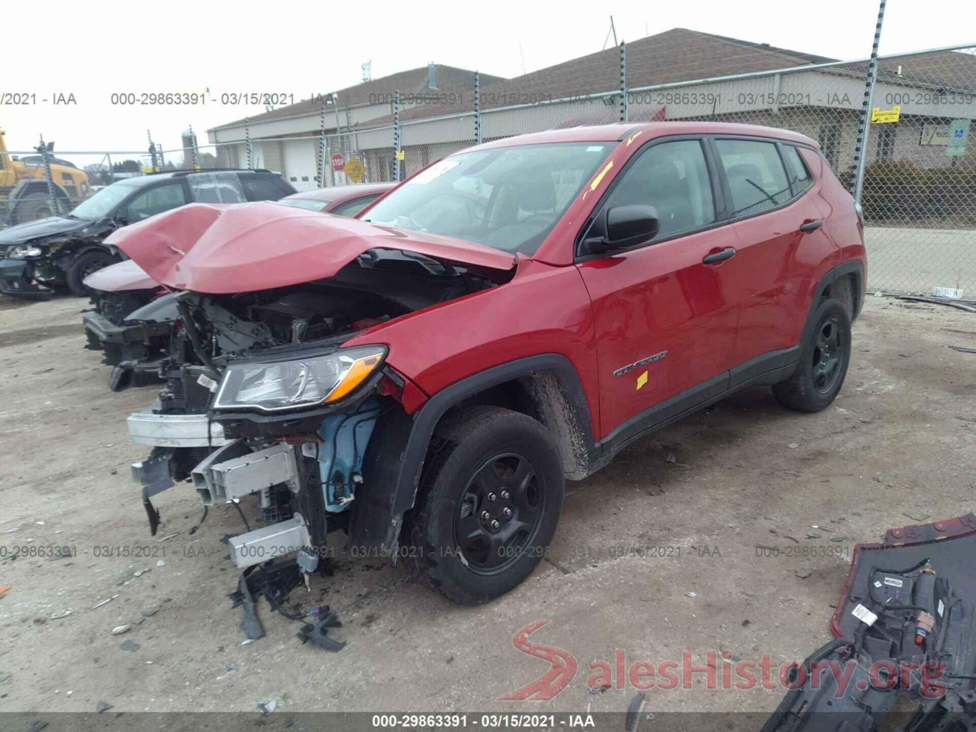 3C4NJDABXKT682837 2019 JEEP COMPASS