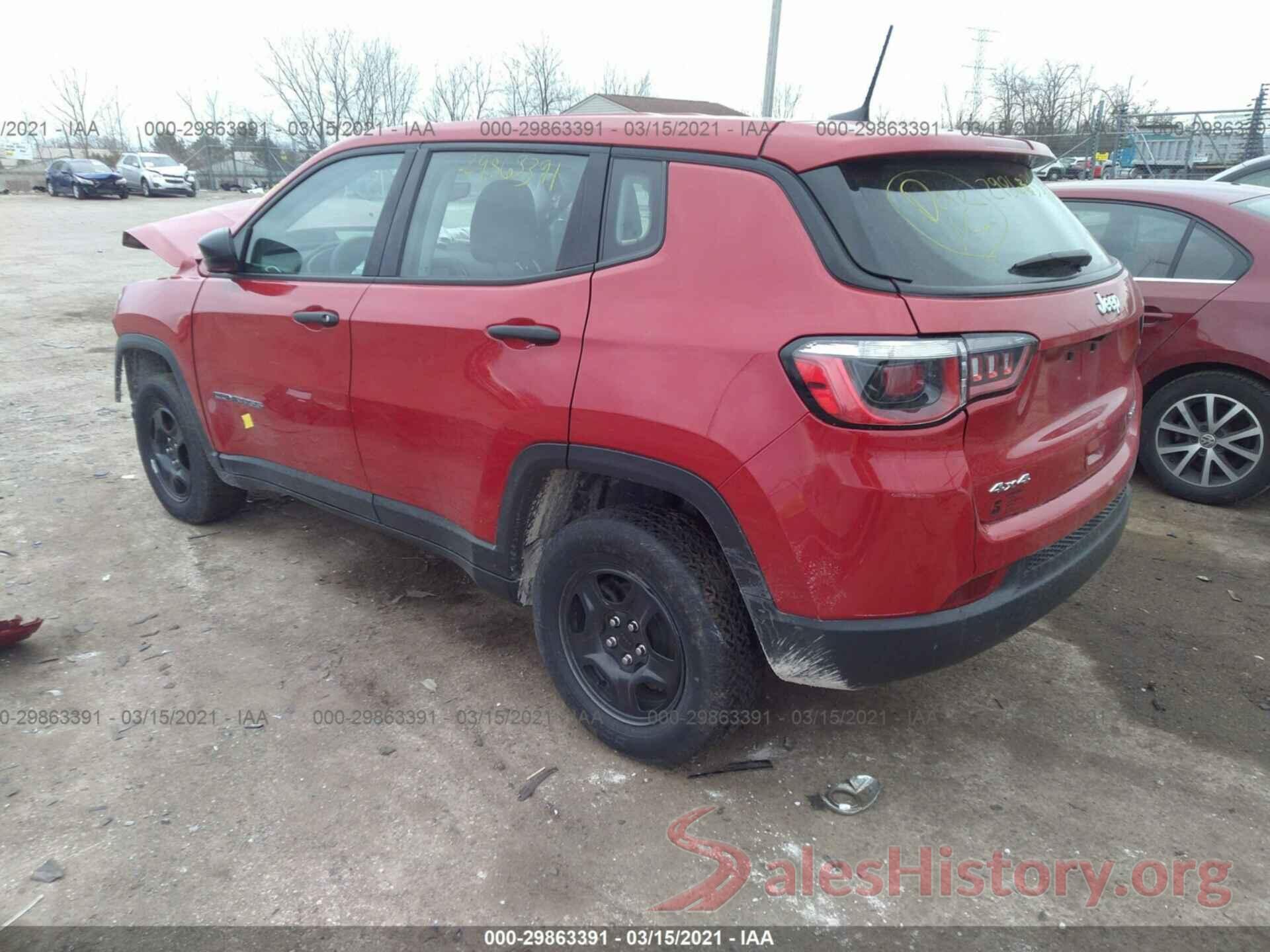 3C4NJDABXKT682837 2019 JEEP COMPASS