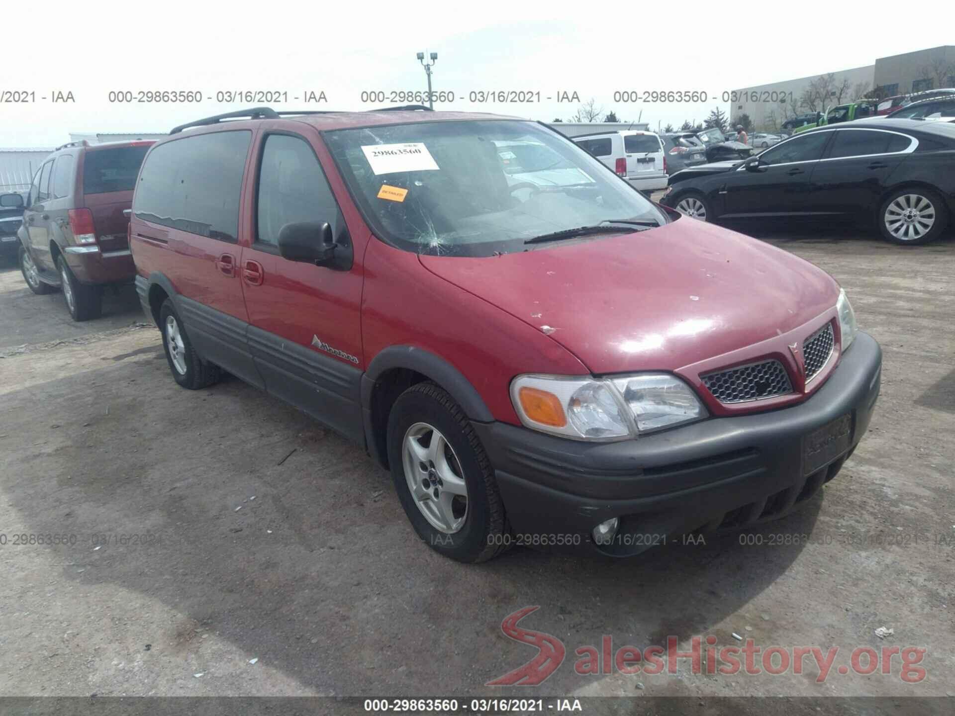 3VWE57BU7KM194460 2001 PONTIAC MONTANA