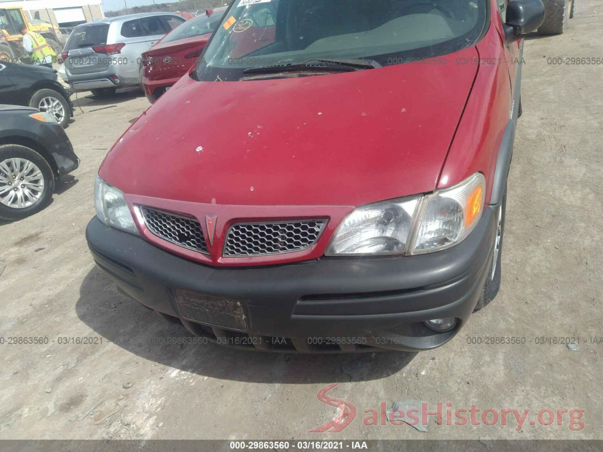 3VWE57BU7KM194460 2001 PONTIAC MONTANA