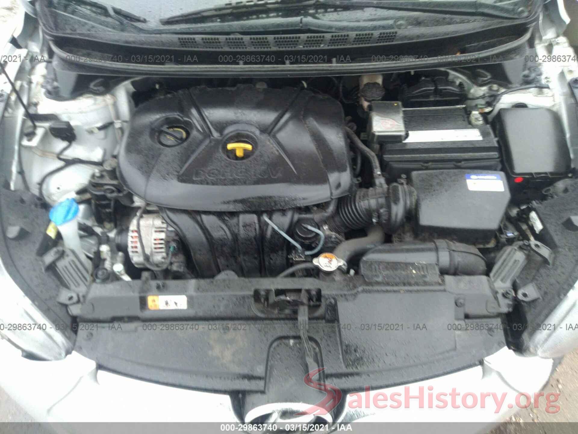 5NPDH4AE9GH672695 2016 HYUNDAI ELANTRA