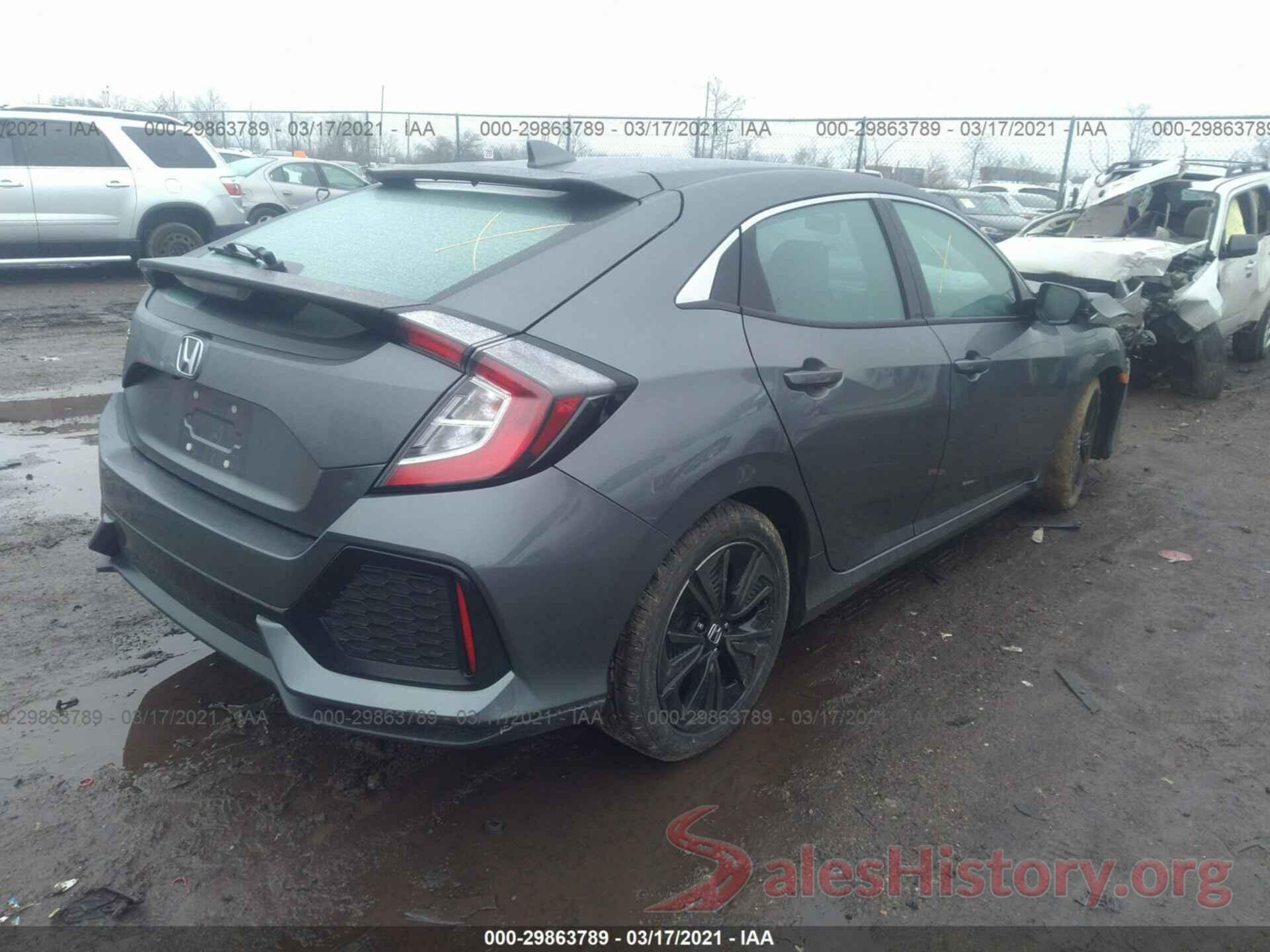 SHHFK7H54JU237928 2018 HONDA CIVIC HATCHBACK