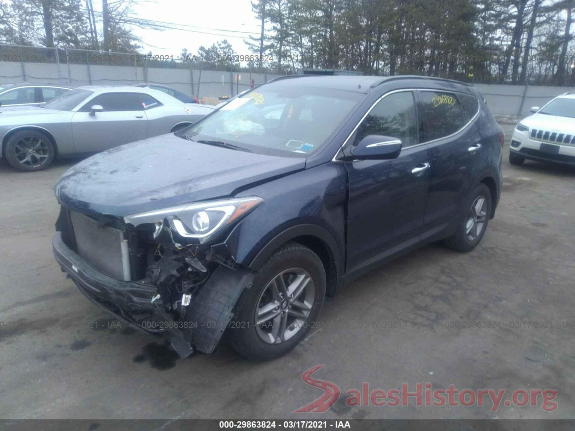 5XYZUDLB5JG537636 2018 HYUNDAI SANTA FE SPORT