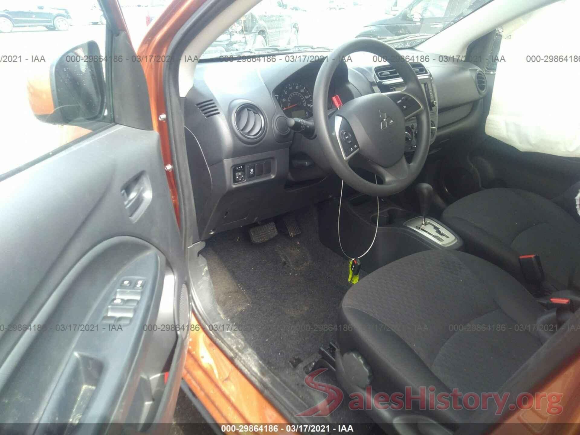 ML32A3HJ2KH007494 2019 MITSUBISHI MIRAGE