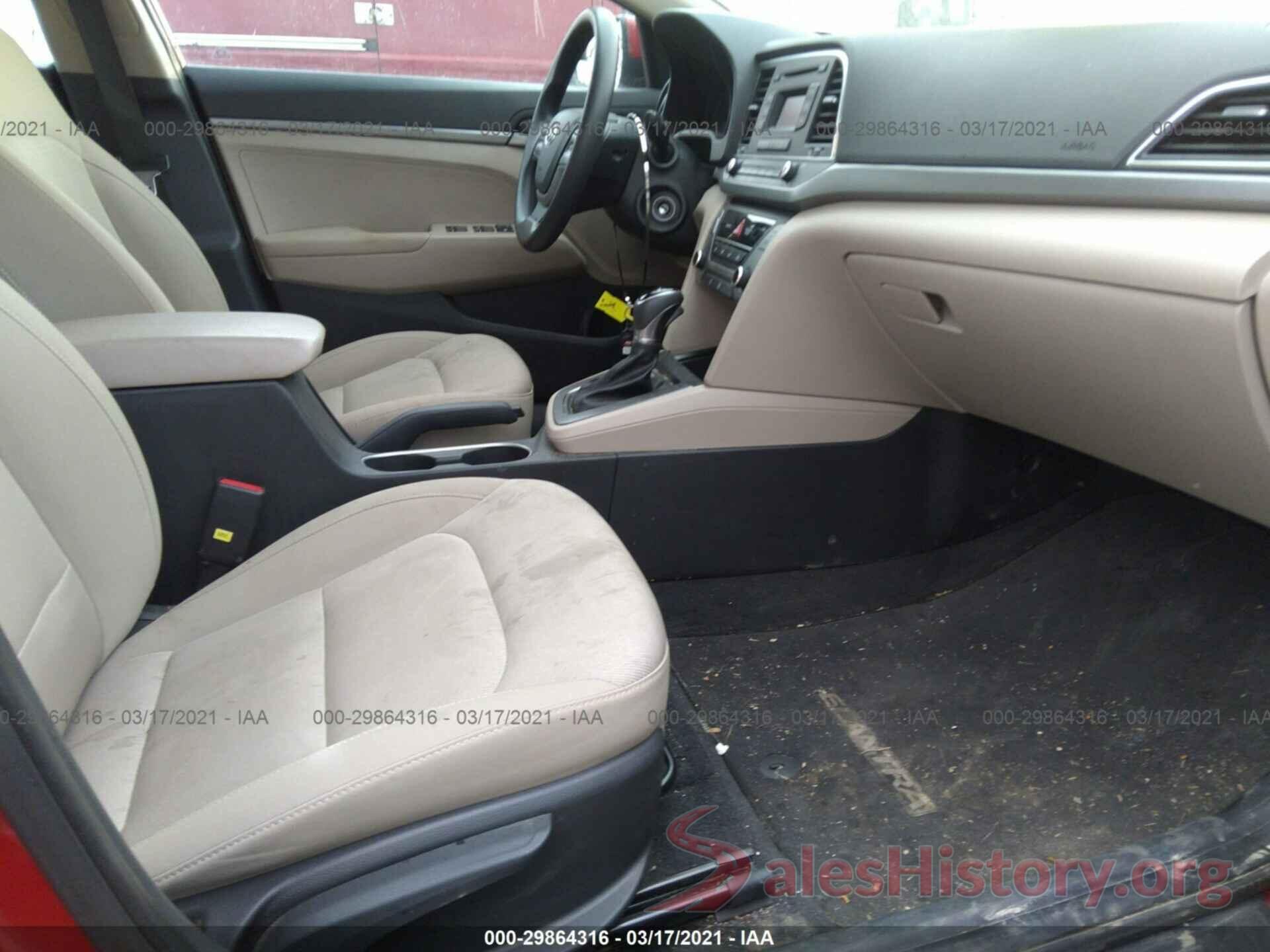 KMHD74LF5HU423161 2017 HYUNDAI ELANTRA