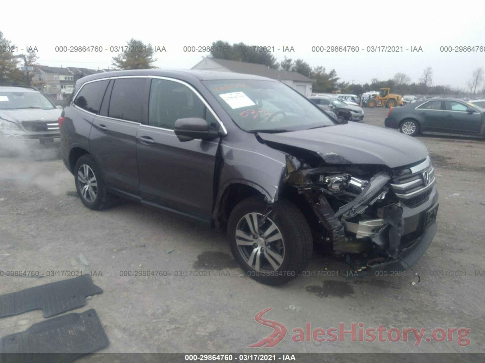 5FNYF6H52HB034832 2017 HONDA PILOT