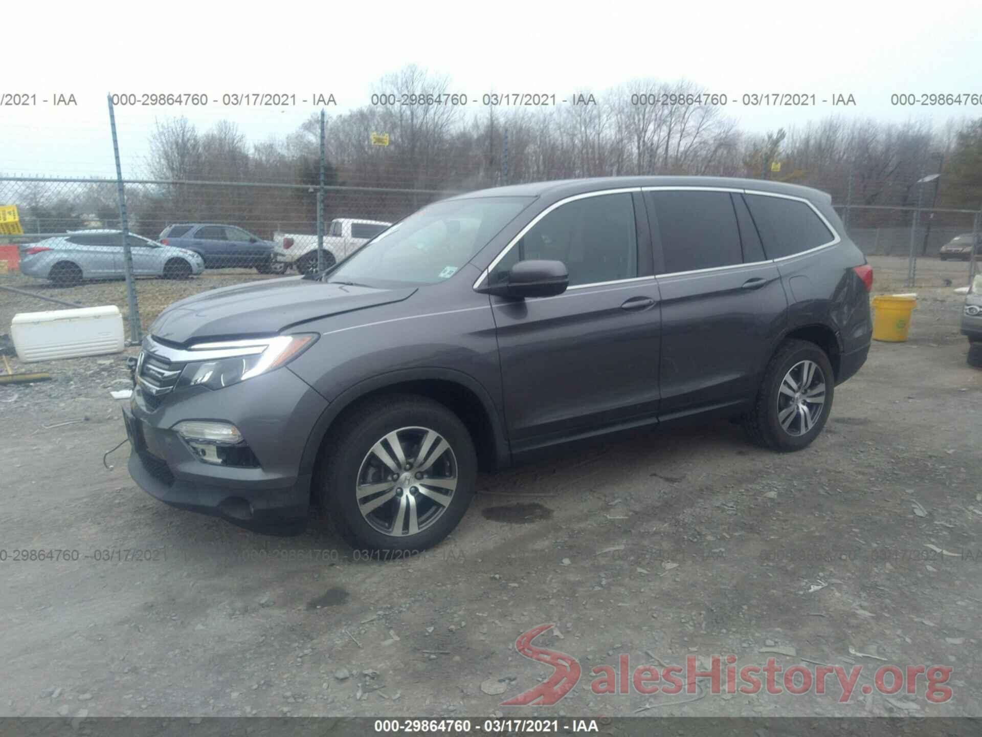 5FNYF6H52HB034832 2017 HONDA PILOT