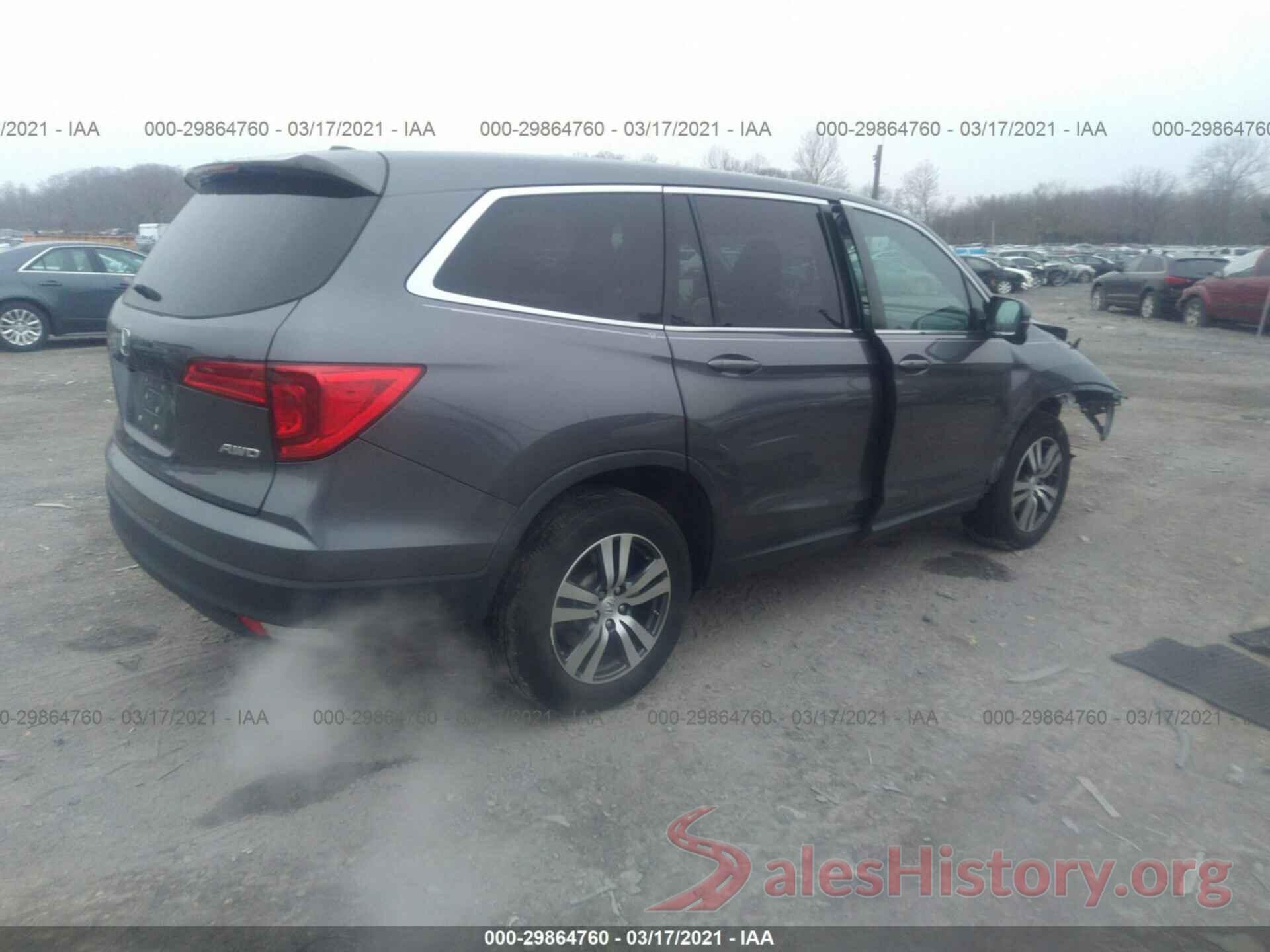 5FNYF6H52HB034832 2017 HONDA PILOT