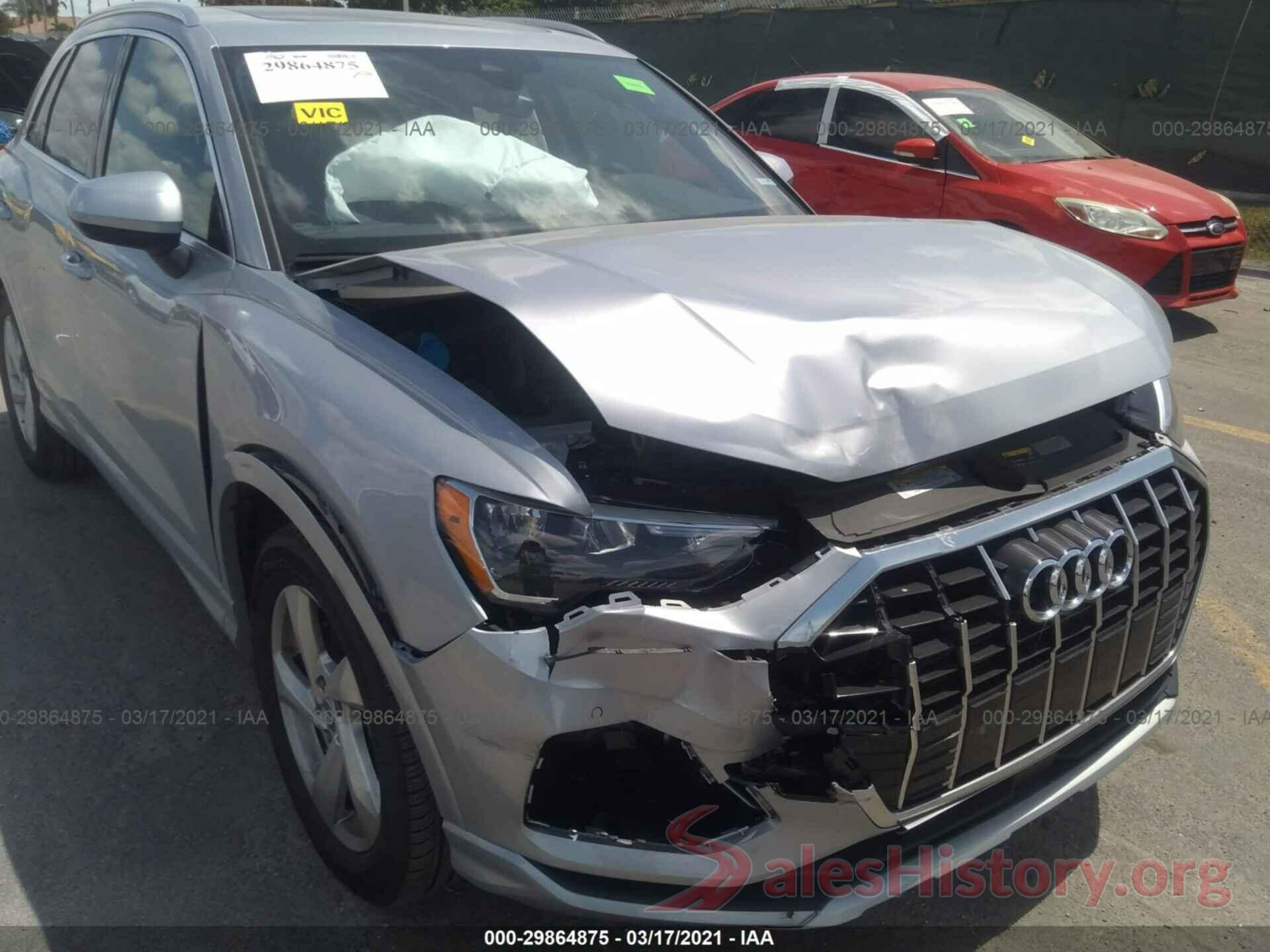 WA1AECF32L1124305 2020 AUDI Q3