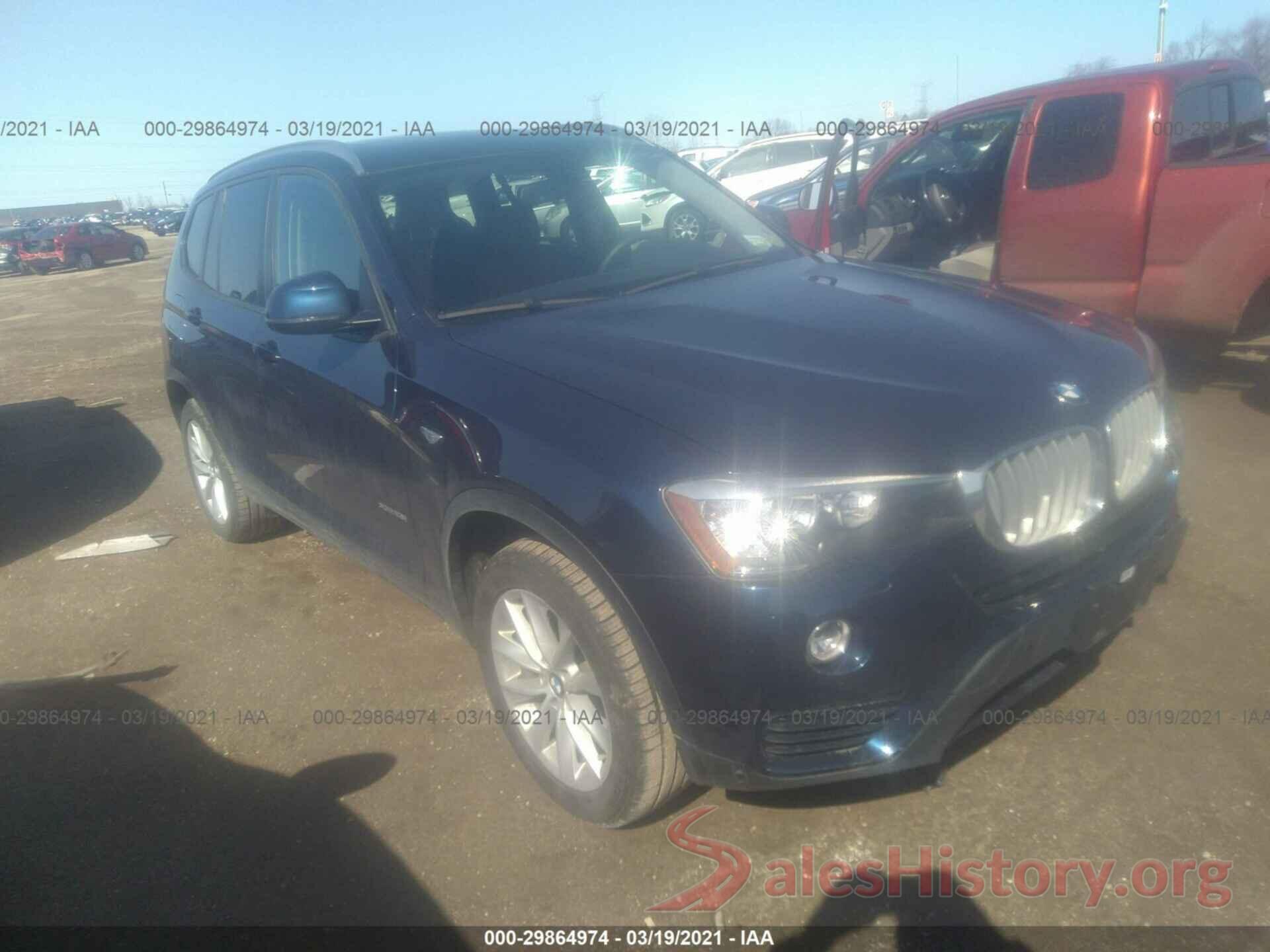 5UXWX9C52G0D86305 2016 BMW X3